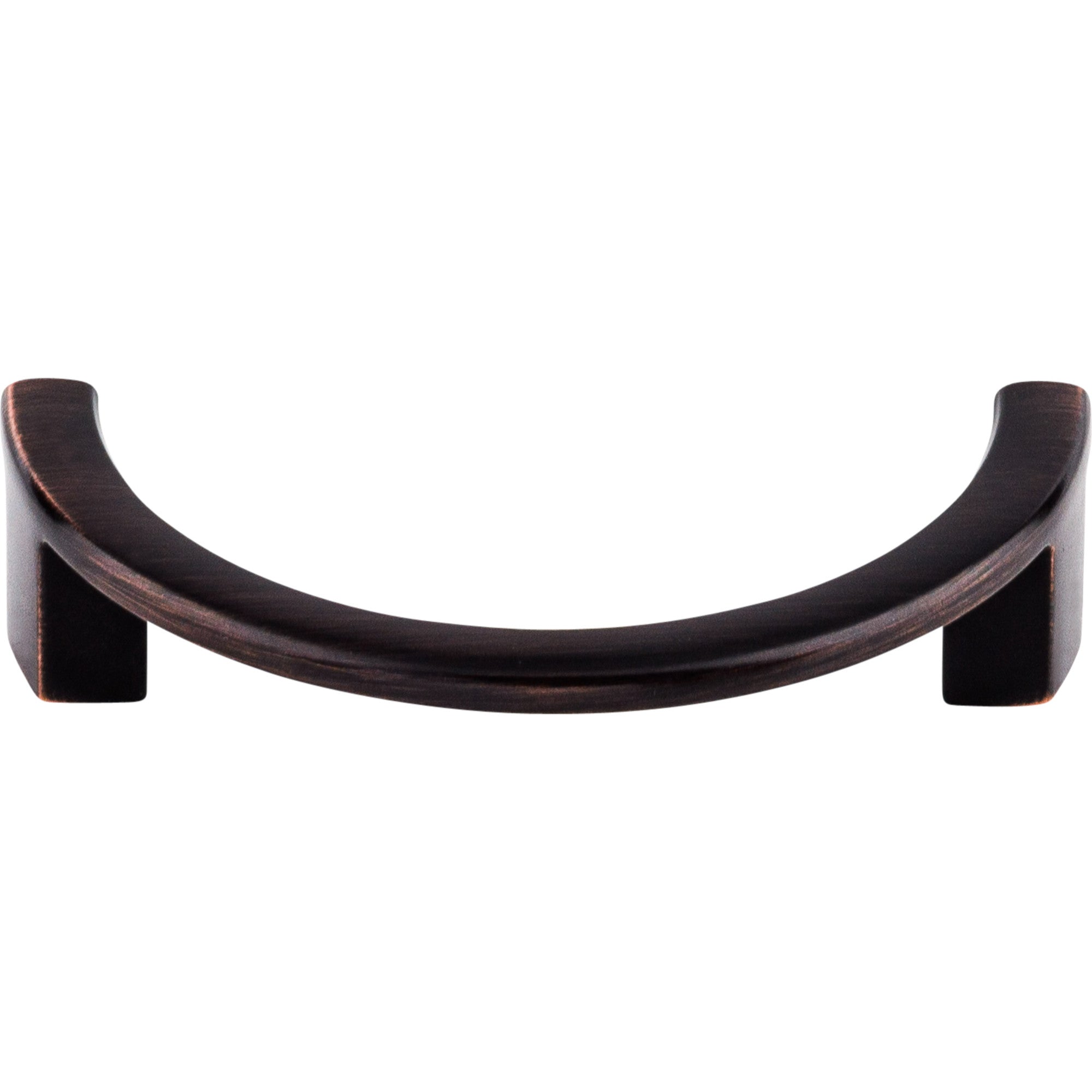 Half Circle Open 3 1/2" Center to Center Finger Pull - Tuscan Bronze