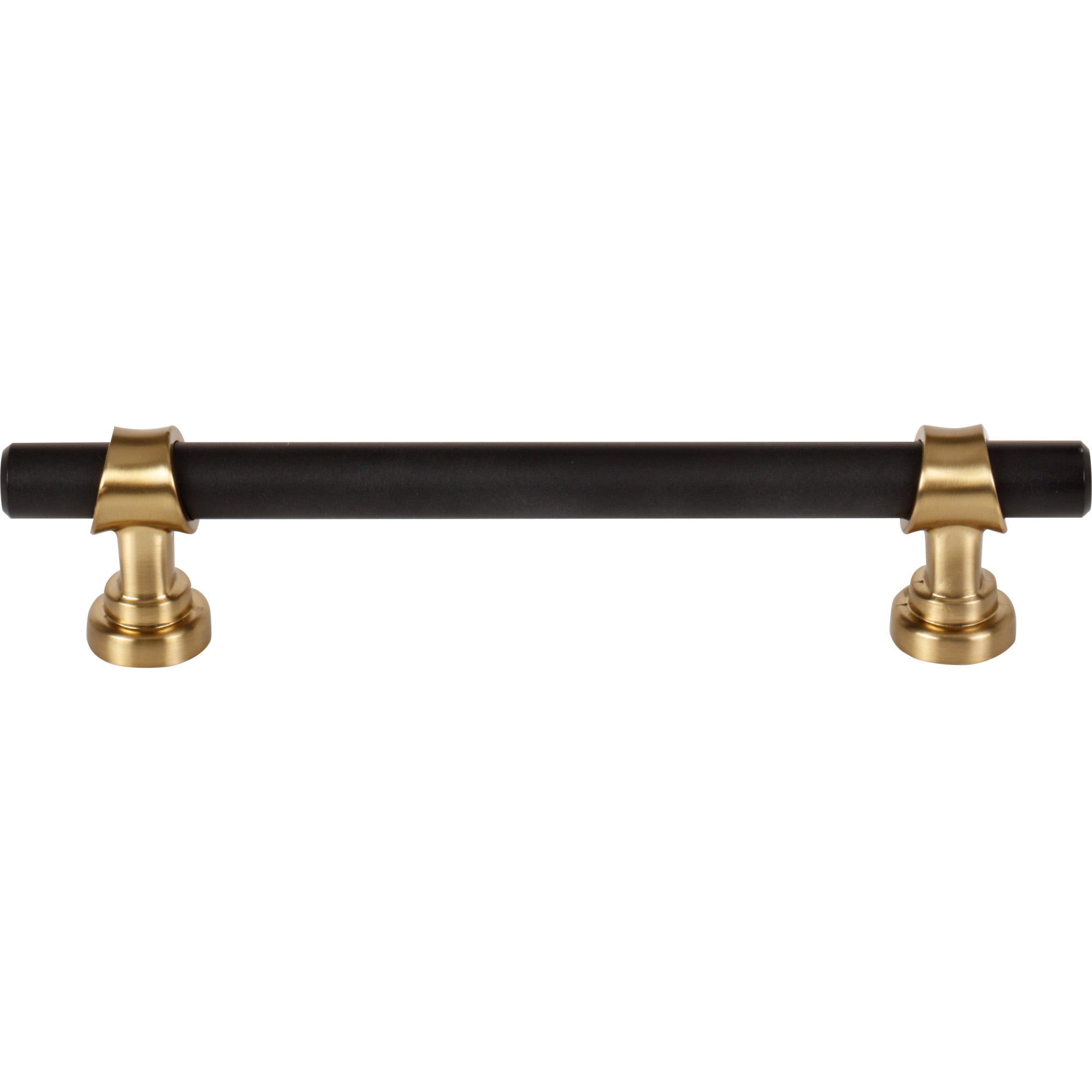 Bit Bar Pull - Flat Black and Honey Bronze