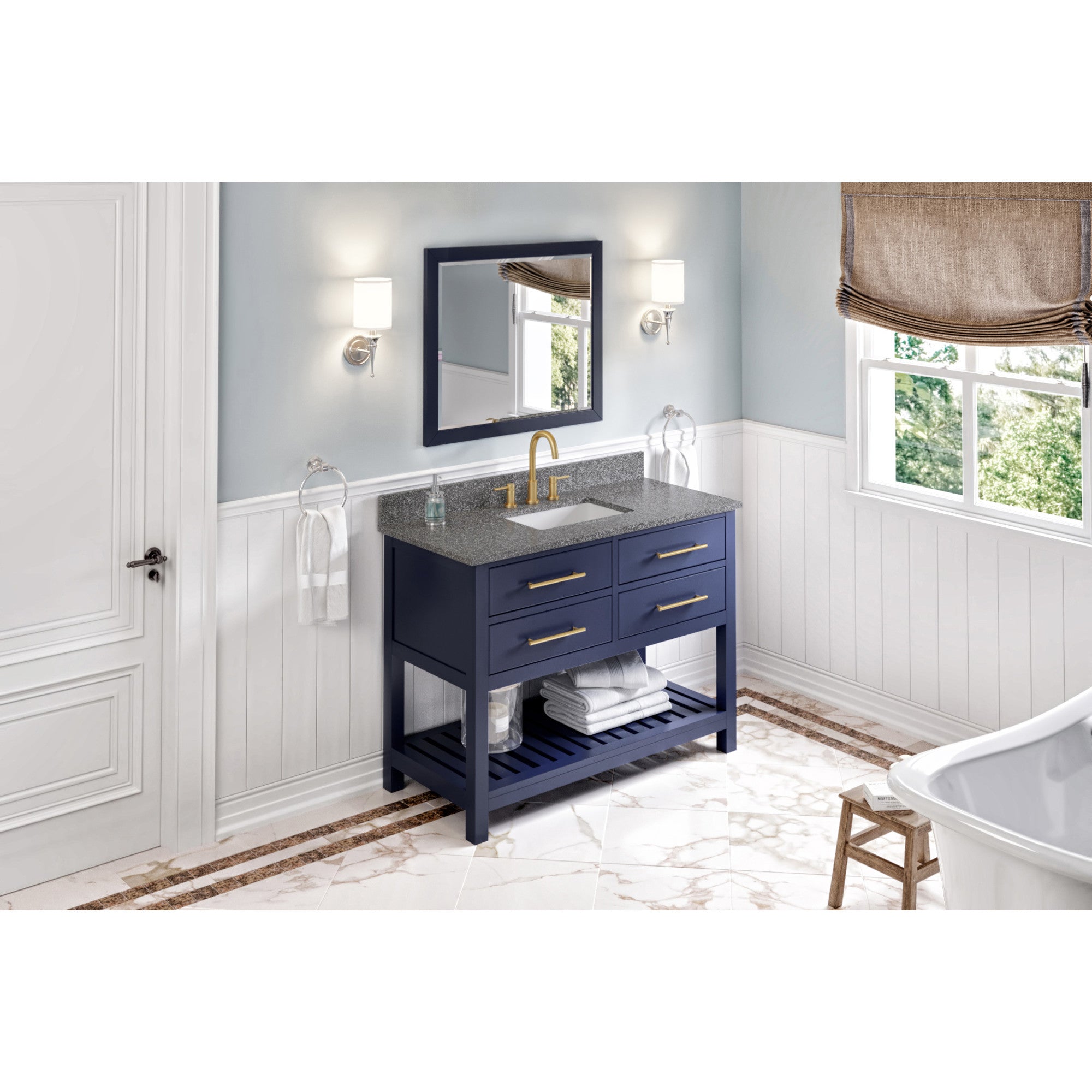 48" Wavecrest Vanity – Hale Blue