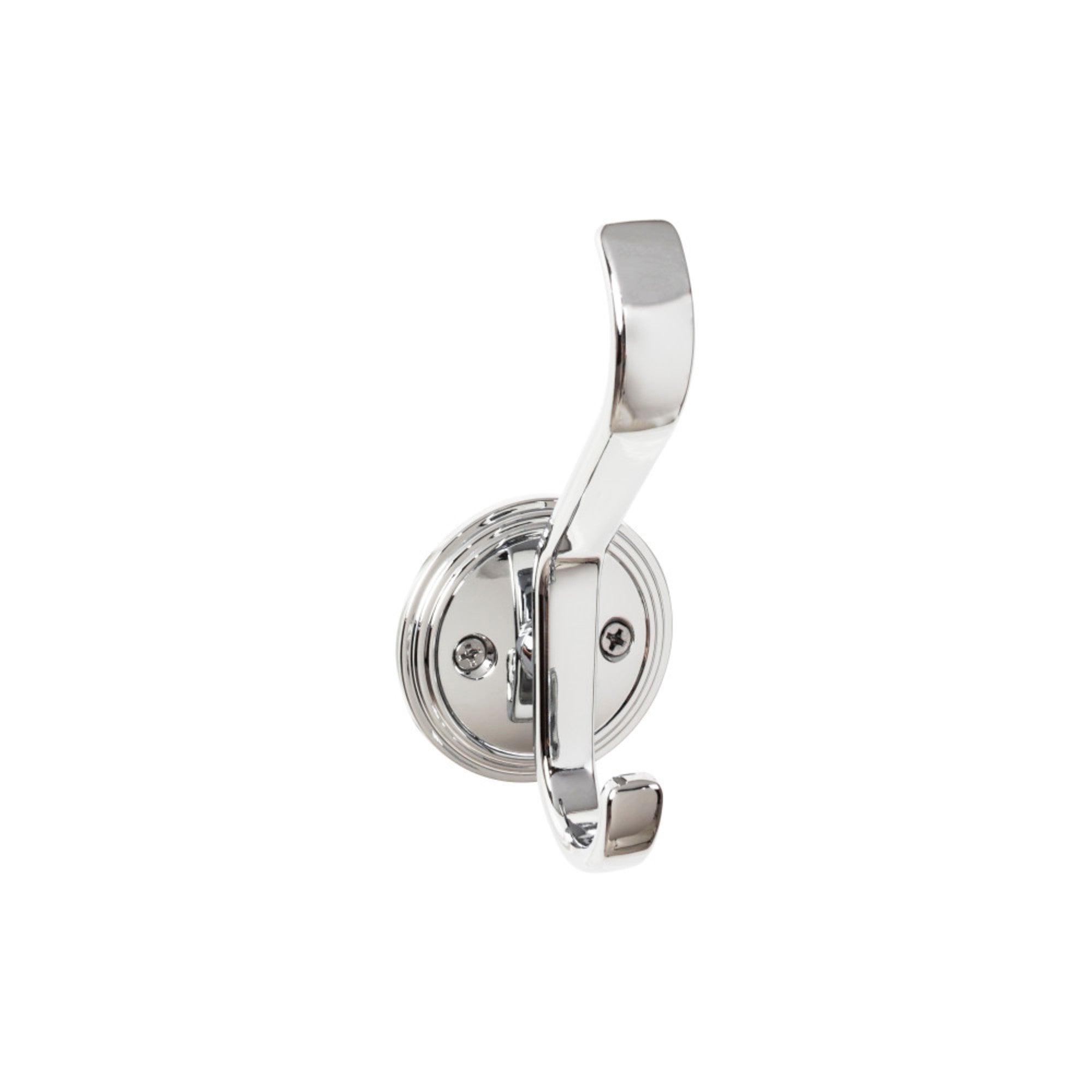 Reeded 4 11/16" Wall Hooks - Polished Chrome