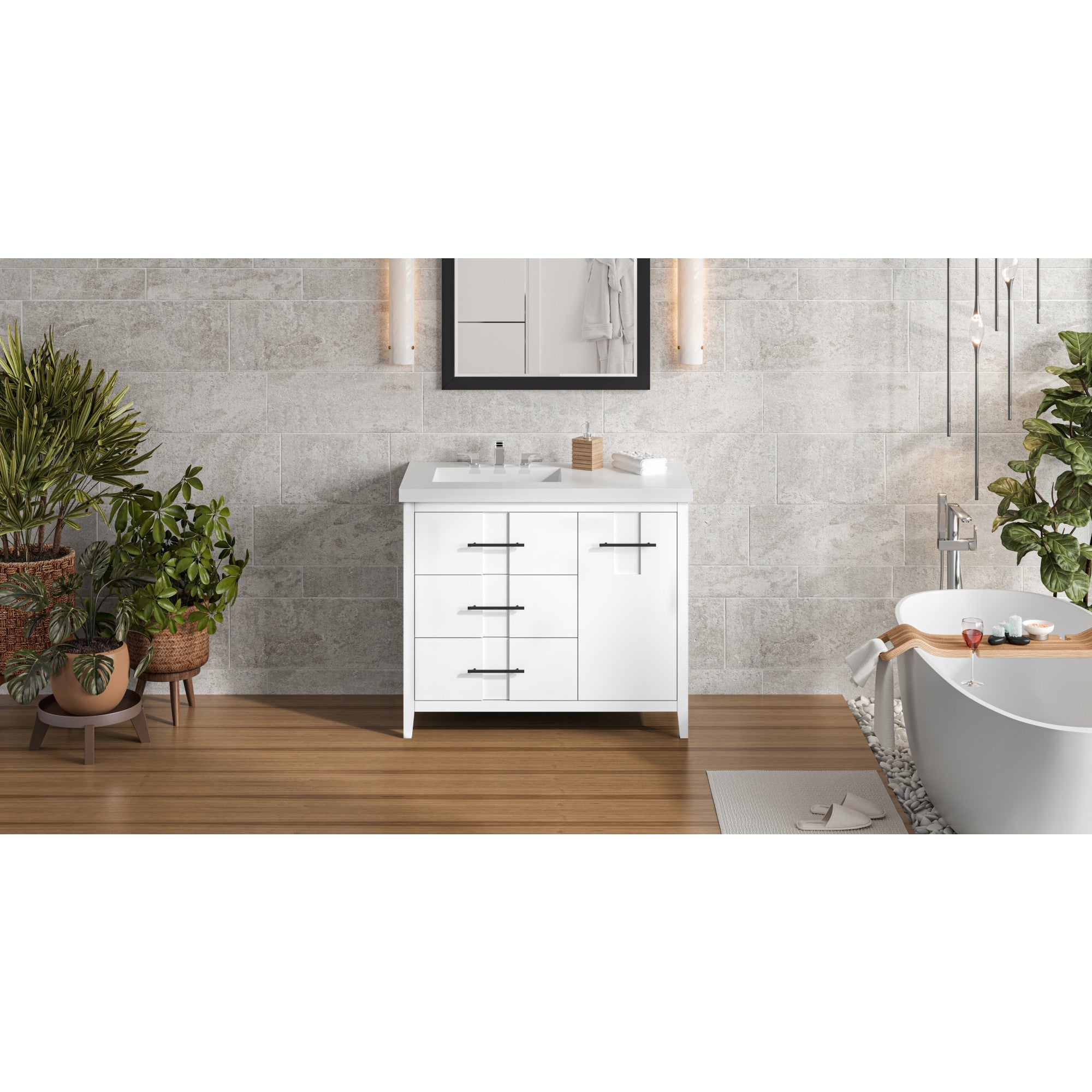 42" Katara Vanity – Left Offset