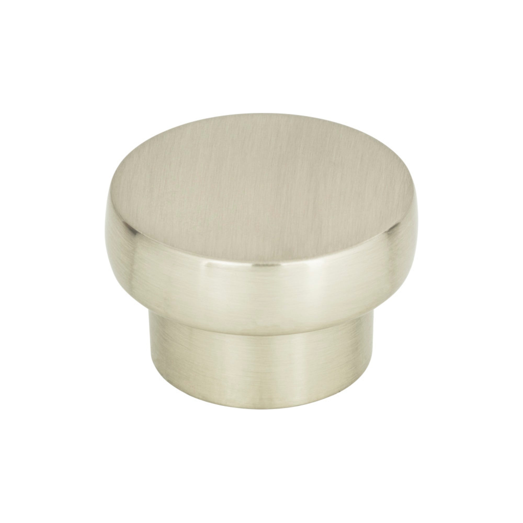 Chunky Knobs Round Knob - Brushed Nickel