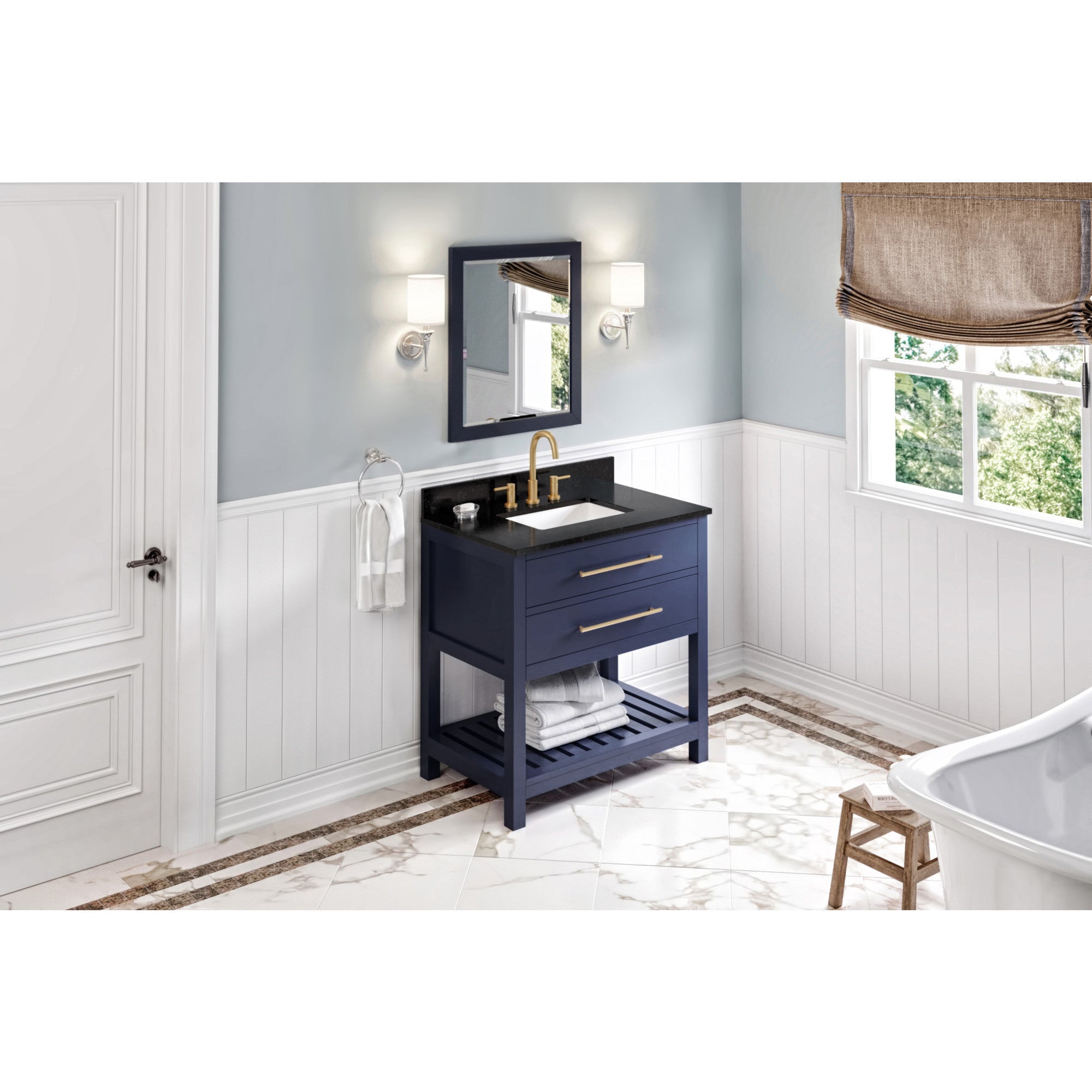 36" Wavecrest Vanity – Hale Blue