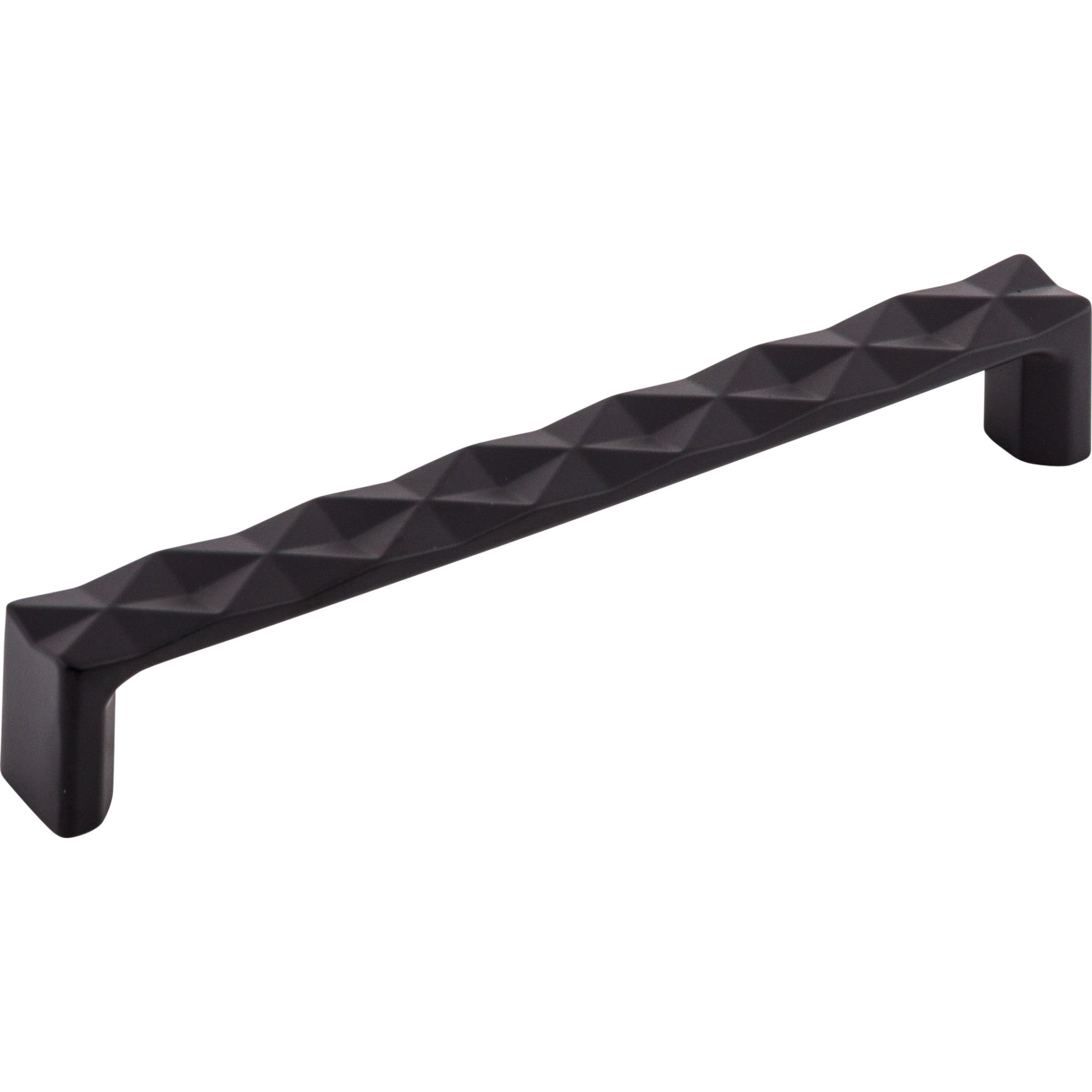 Quilted 6 5/16" Center to Center Bar Pull - Flat Black
