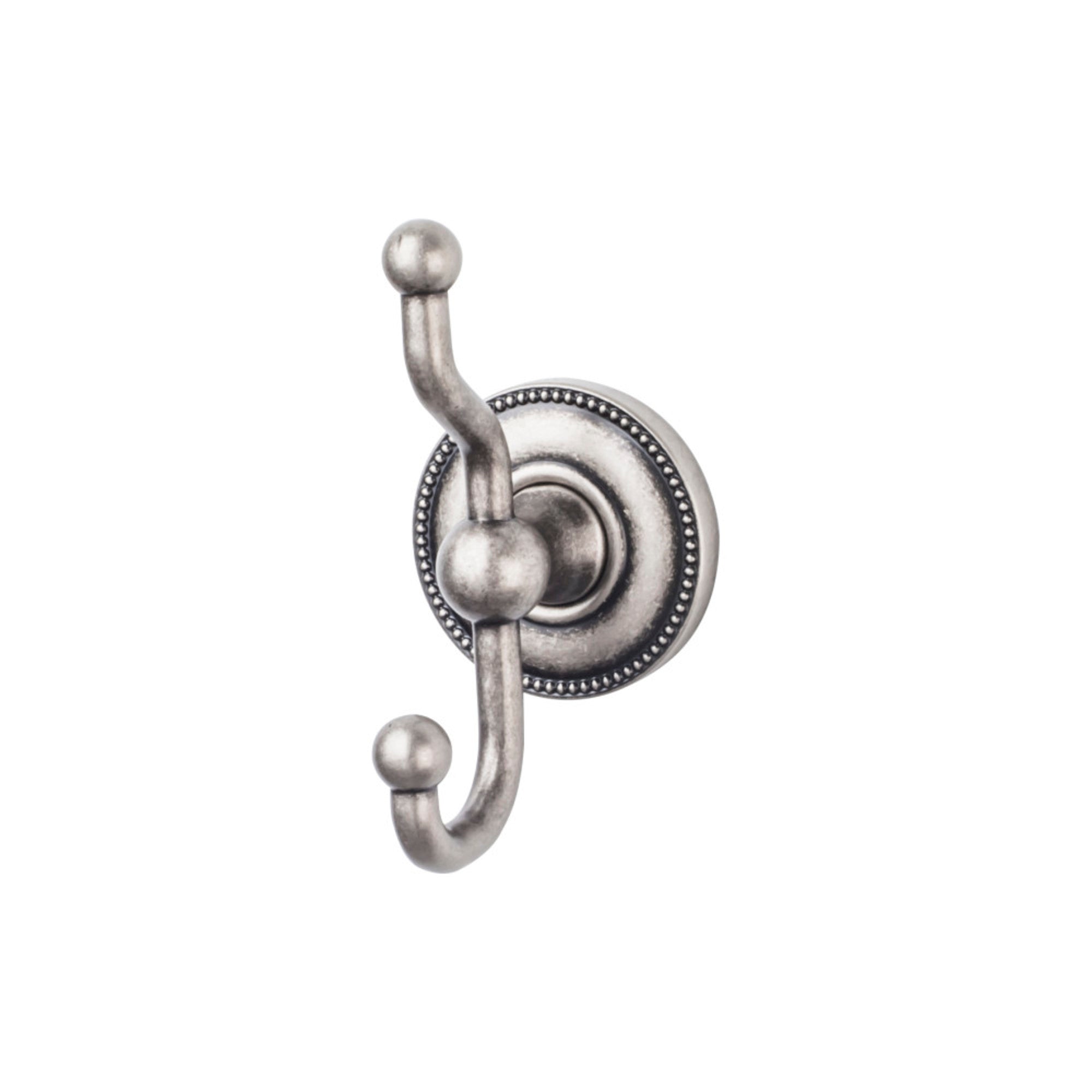 TOP BATH (R) Edwardian Bath 5" Wall Bath Hooks - Antique Pewter