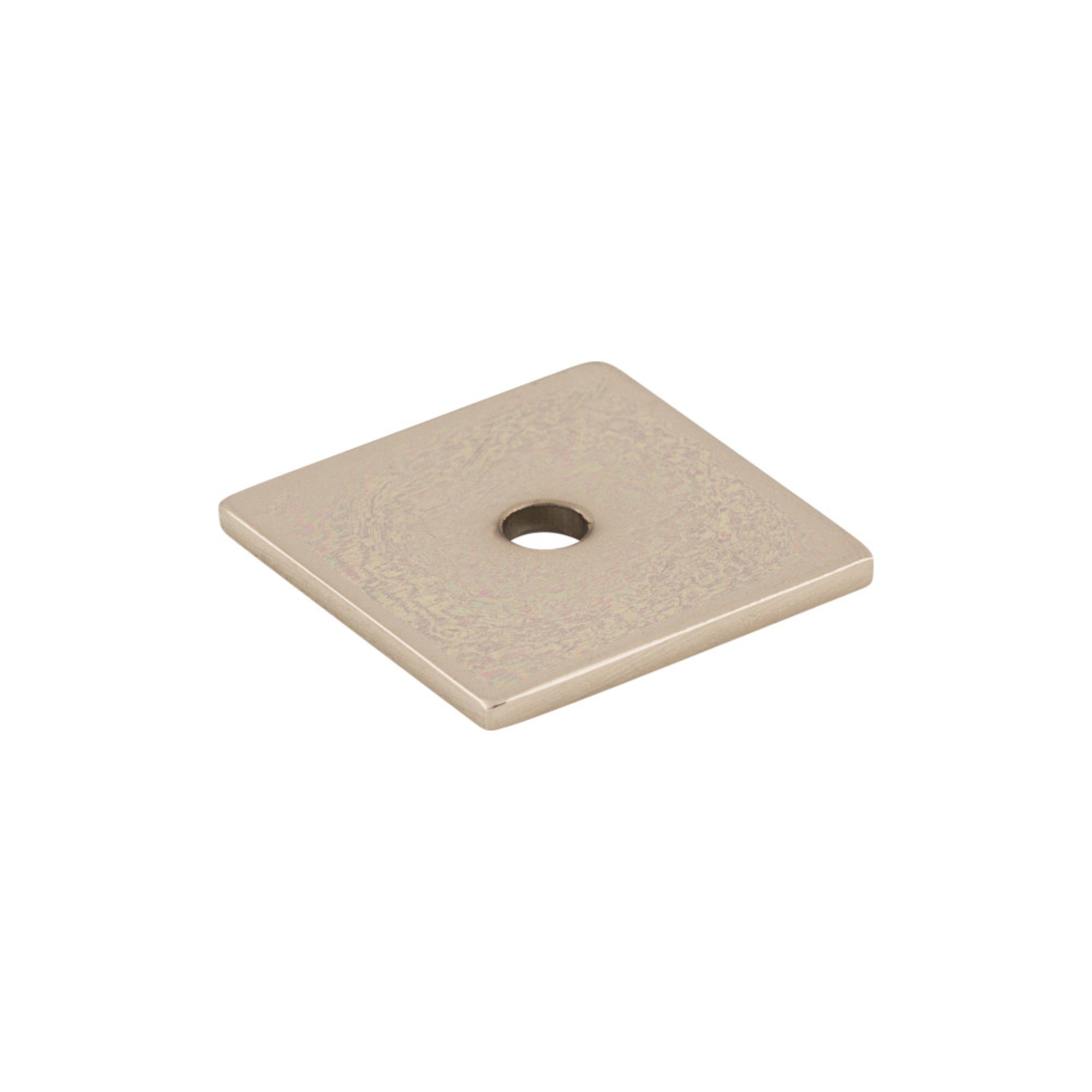 Square Knob Backplate - Polished Nickel
