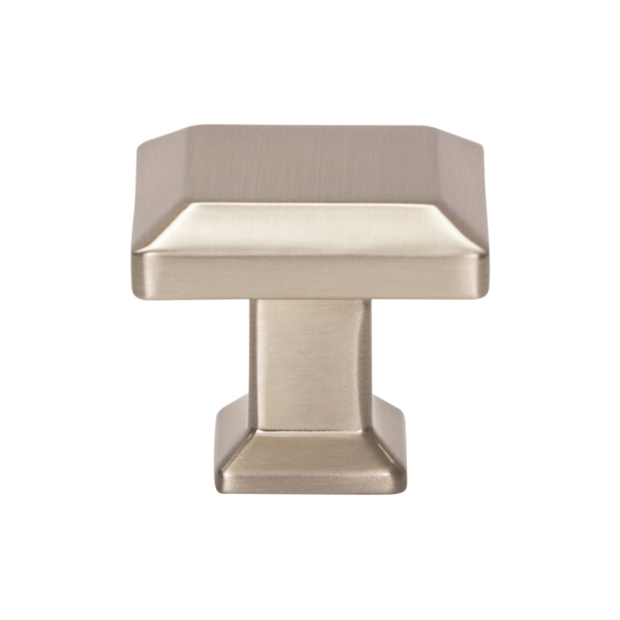 Sweetbriar Lane Square Knob - Brushed Nickel