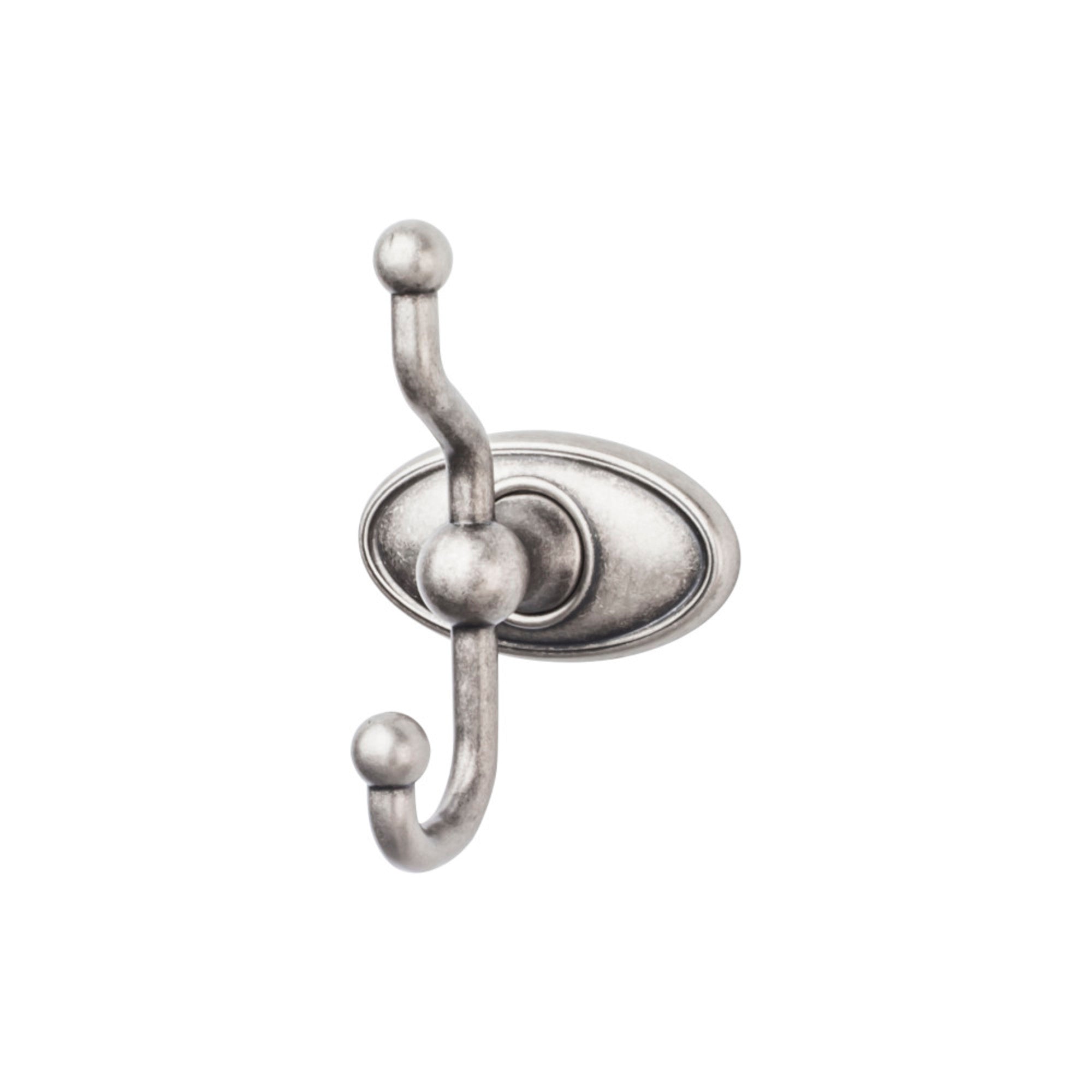 TOP BATH (R) Edwardian Bath 5" Wall Bath Hooks - Antique Pewter