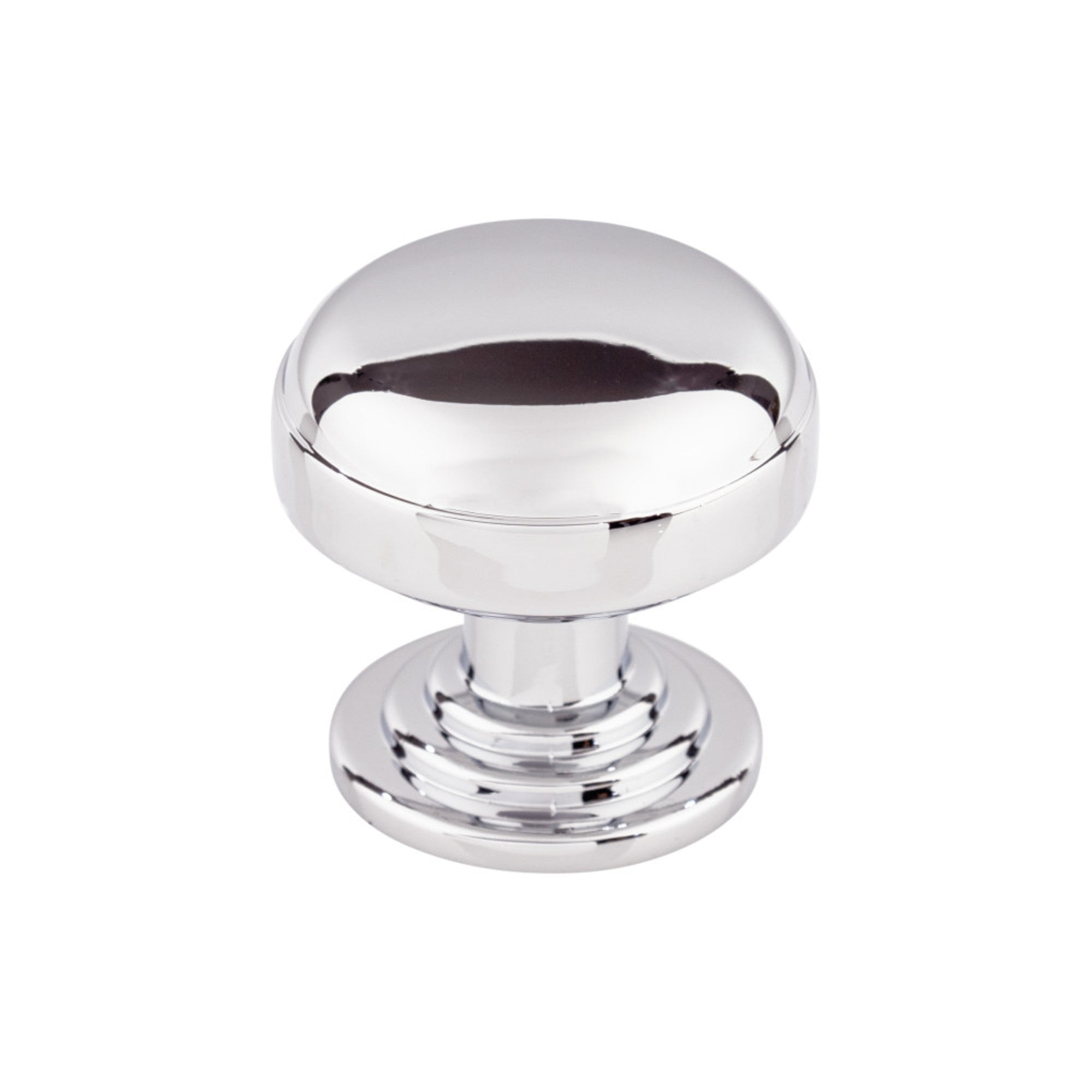 Ellis 1 1/4" Length Mushroom Knob - Polished Chrome