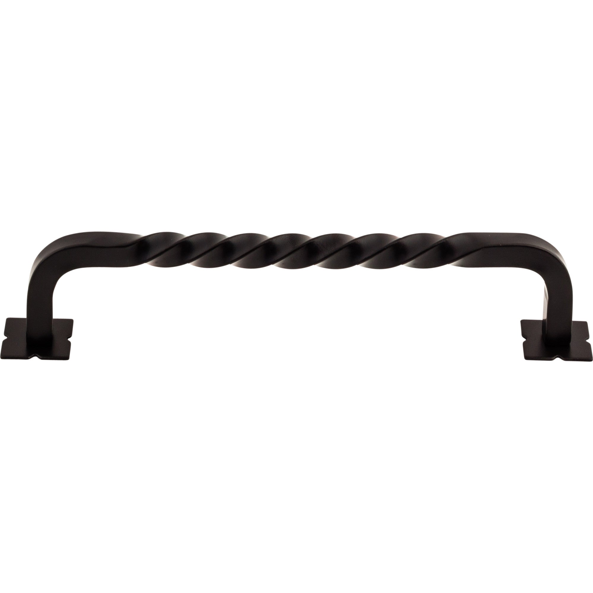 Square Twist Bar Pull - Patina Black