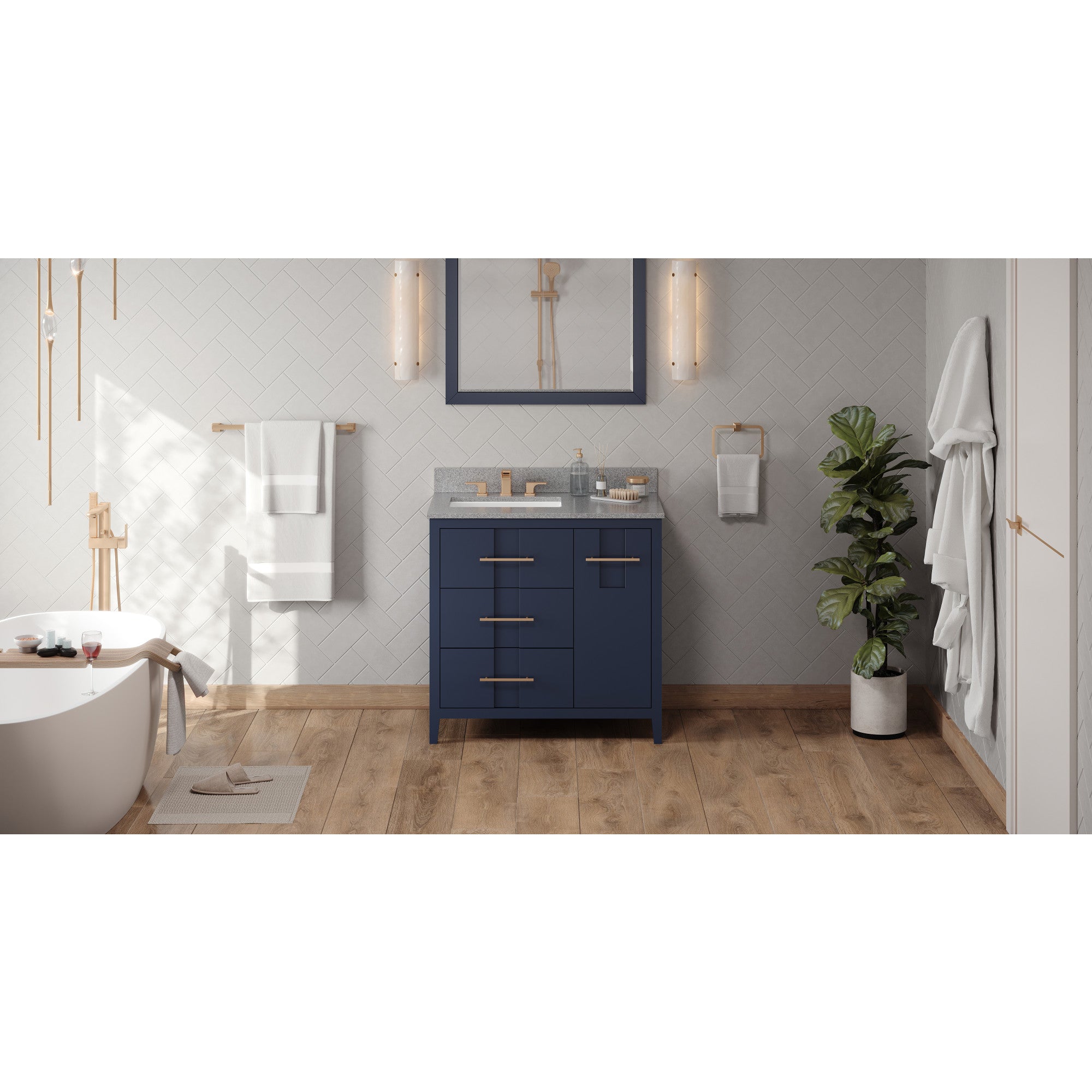 36" Katara Vanity – Left Offset