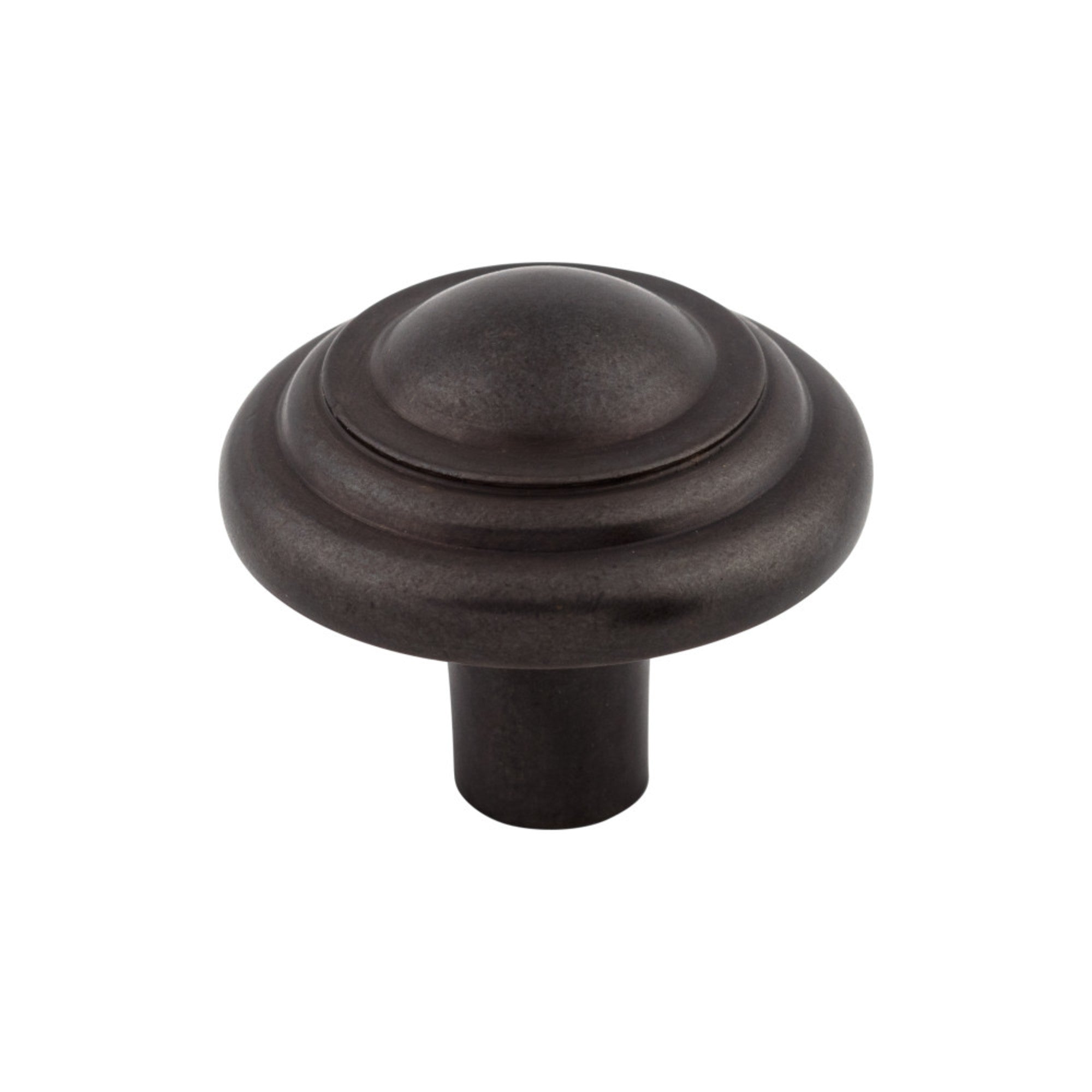 Aspen Button Round Knob - Medium Bronze