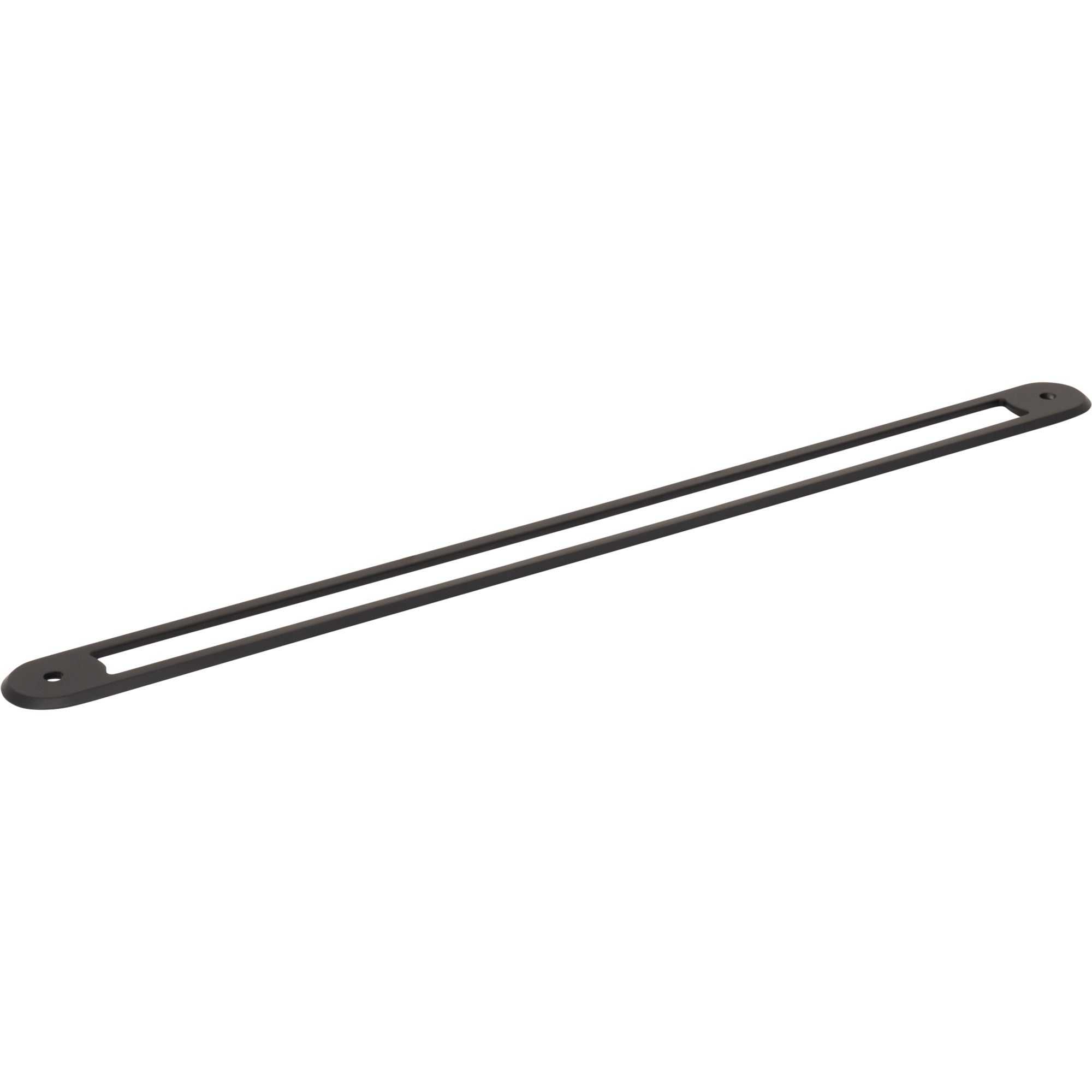 Brockwell 12" Center to Center Pull Backplate - Flat Black