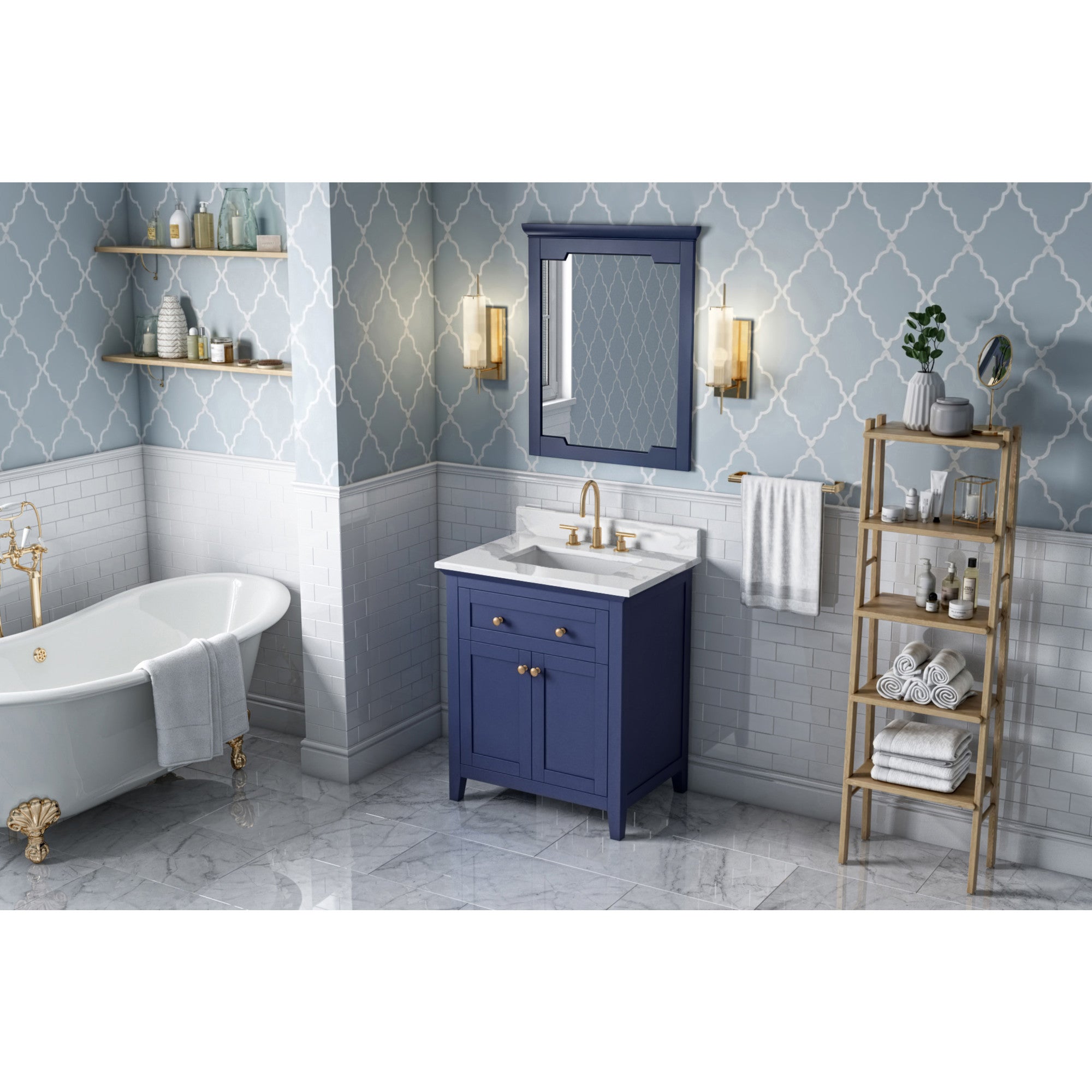 30" Chatham Vanity – Hale Blue