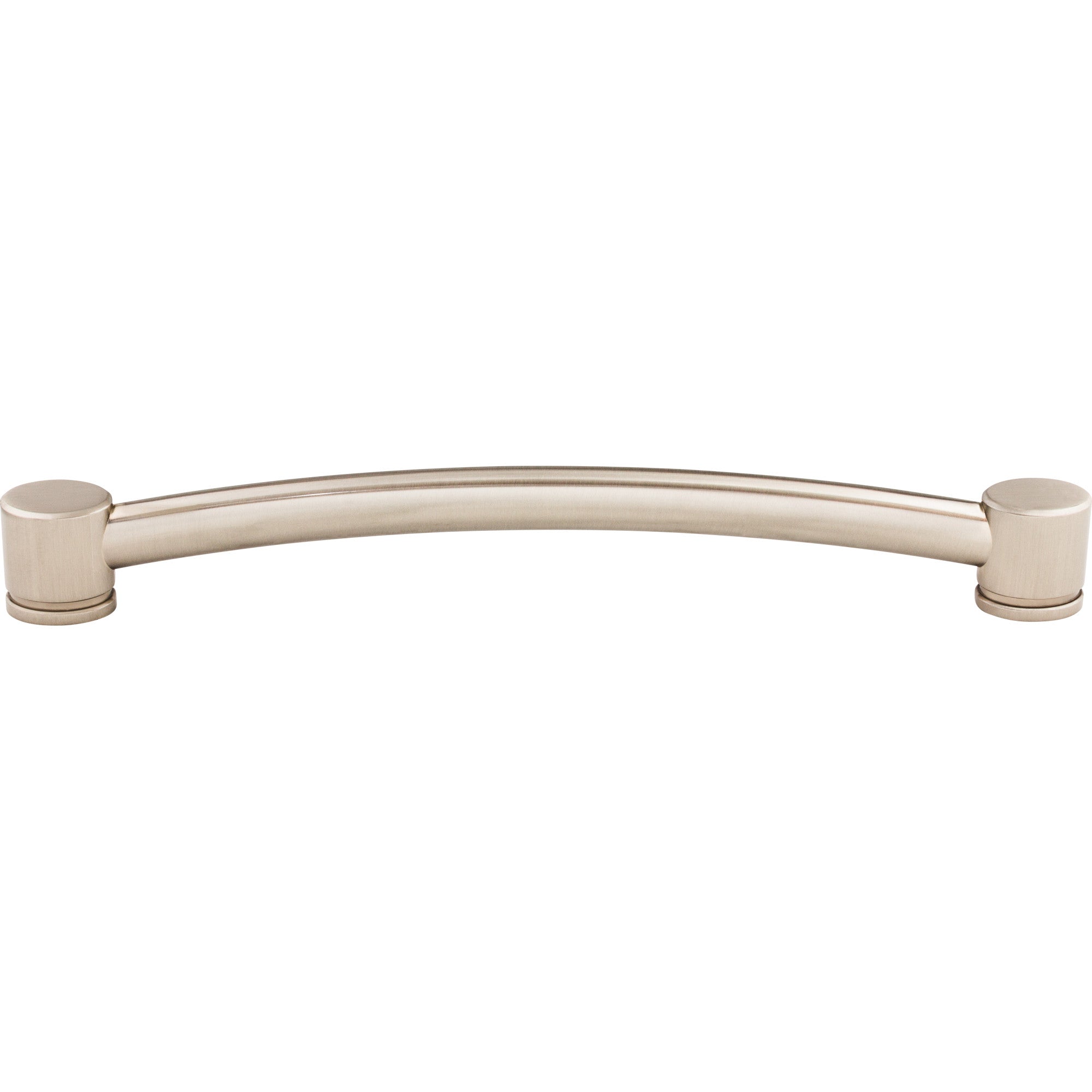 Oval Thin 12" Center to Center Appliance Pull - Brushed Satin Nickel