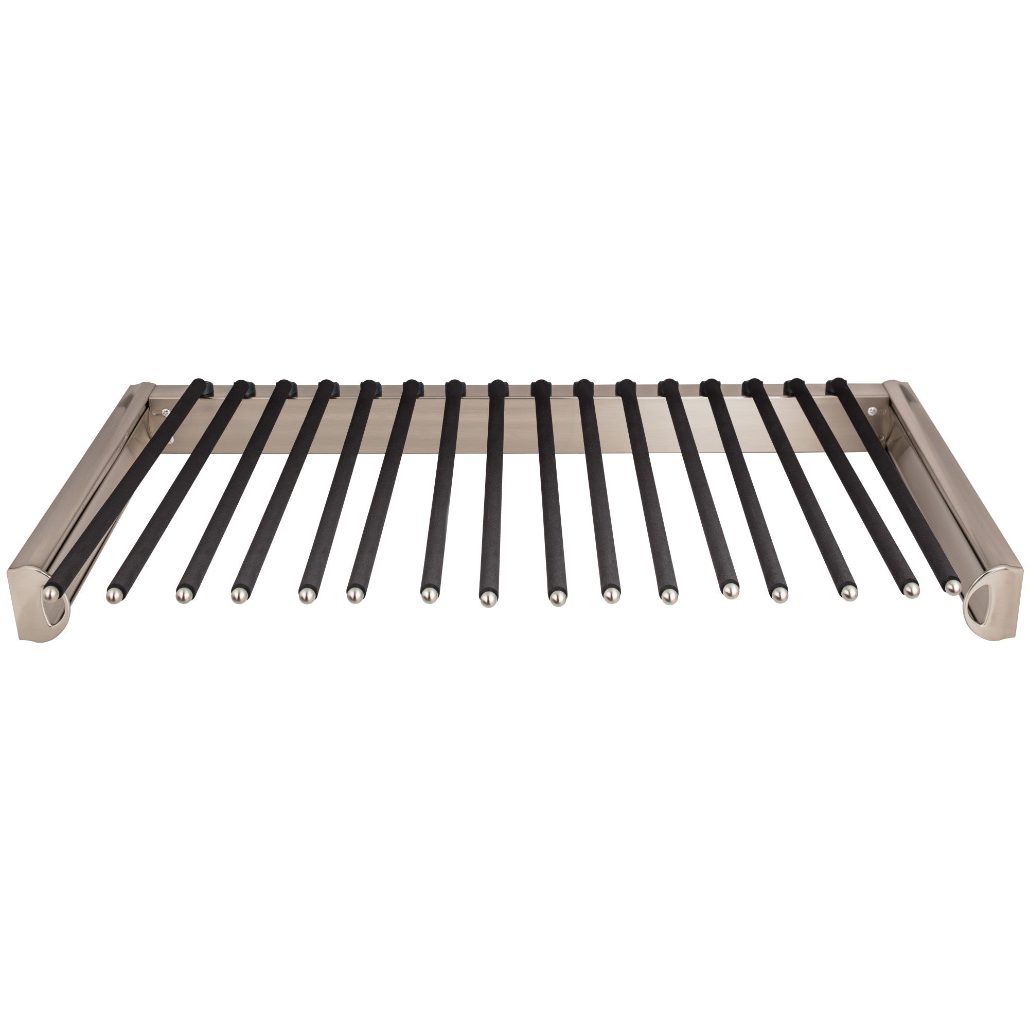 Satin Nickel 30" Wide Pant Rack