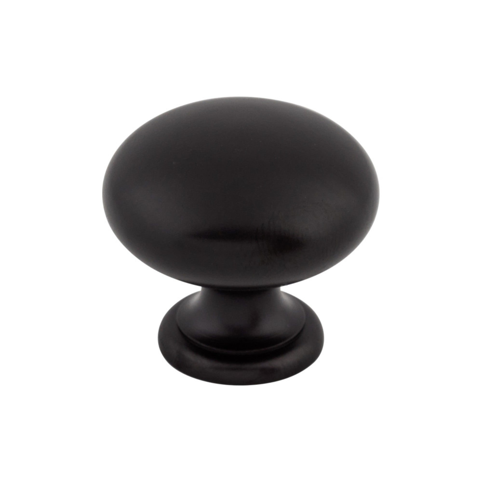 Mushroom Round Knob - Patina Black