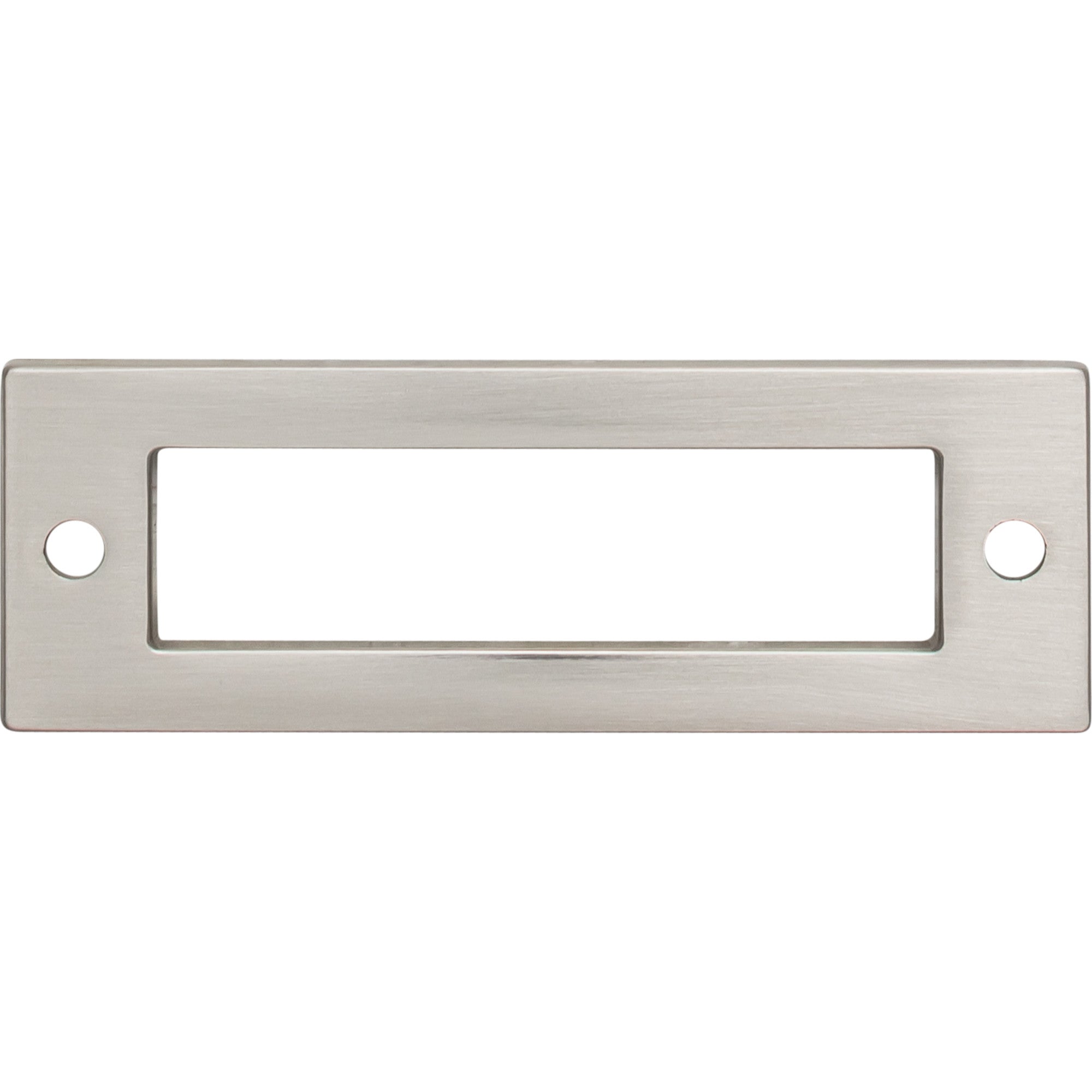 Hollin 3" Center to Center Pull Backplate - Brushed Satin Nickel