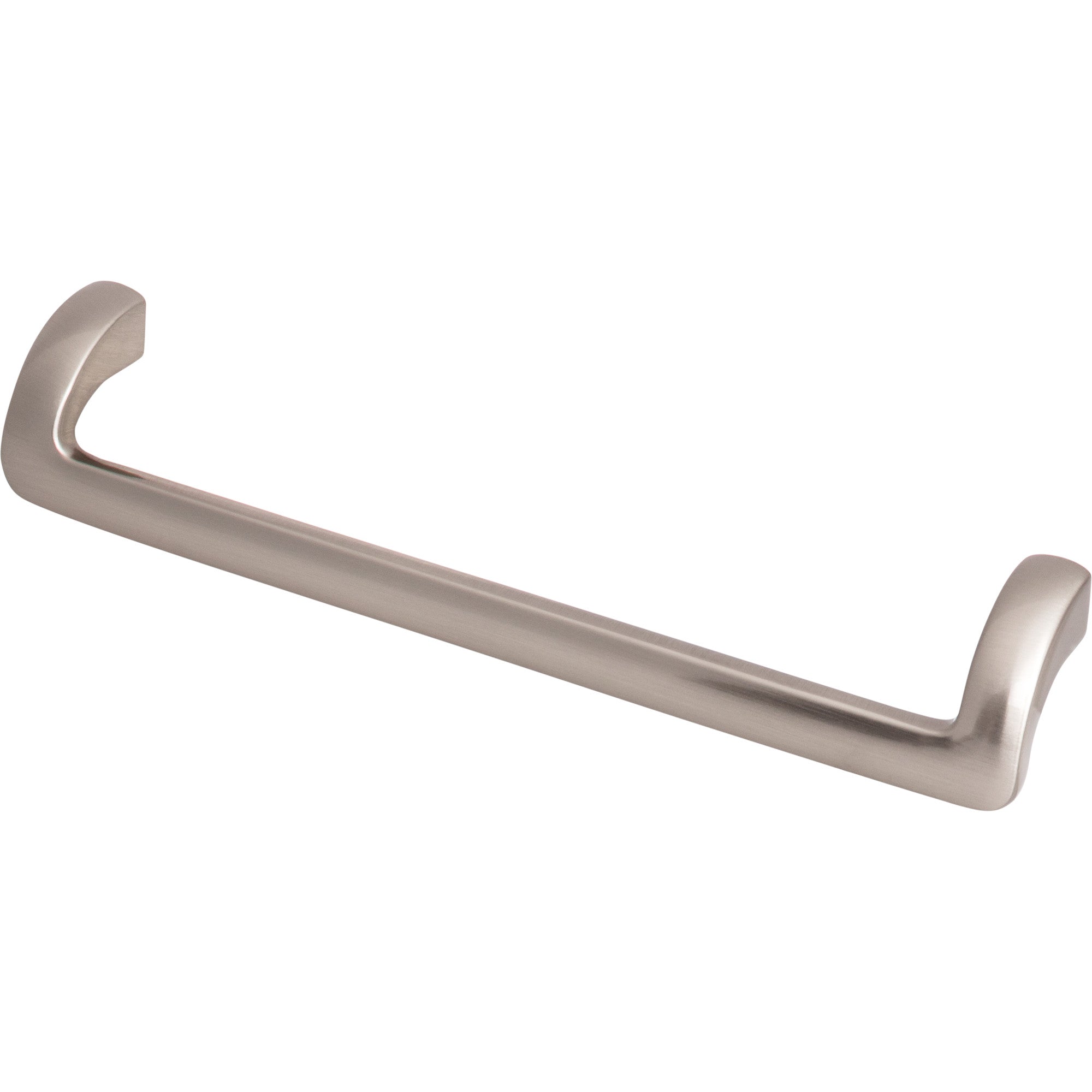 Kentfield 7 9/16" Center to Center Drop Handle - Brushed Satin Nickel