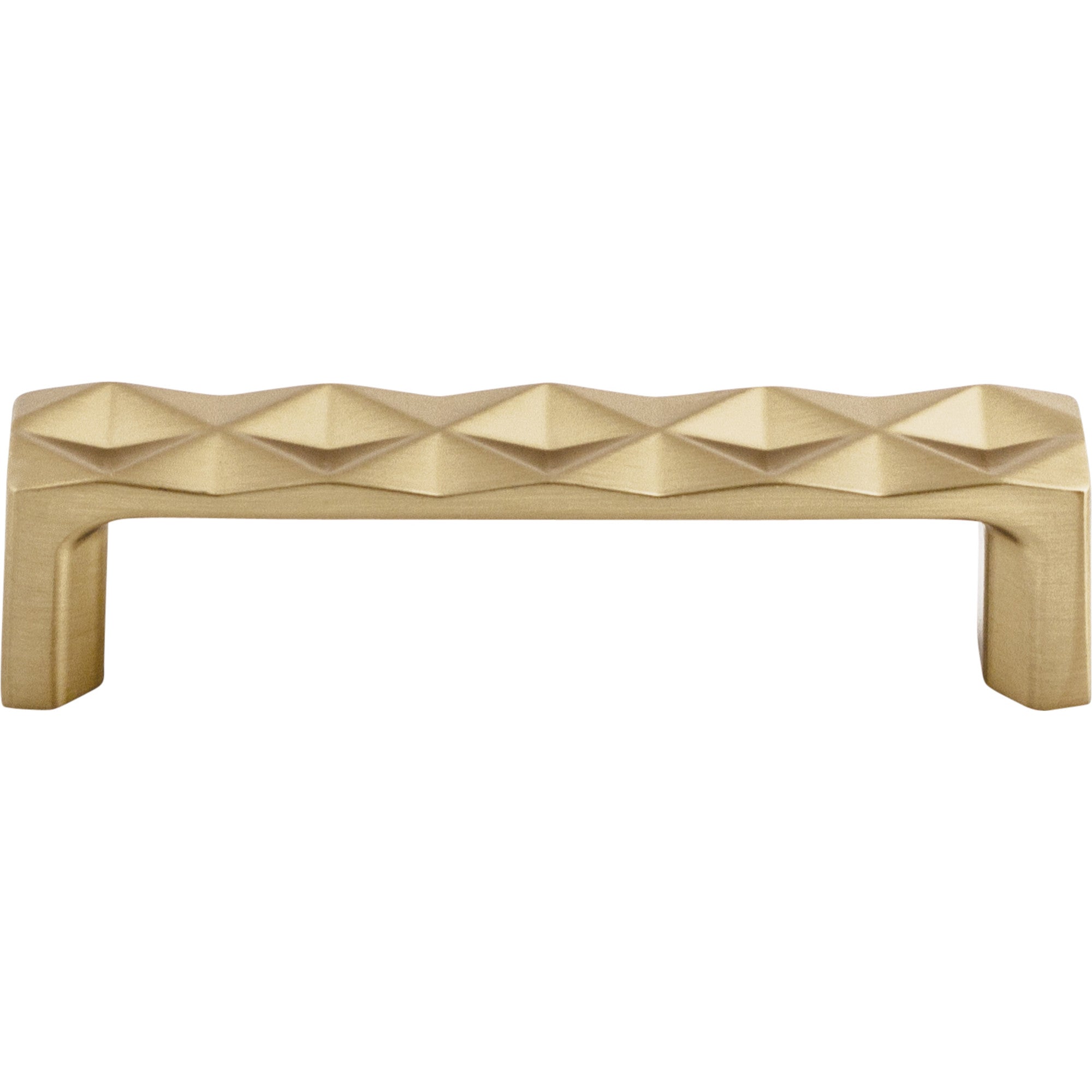 Quilted 3 3/4" Center to Center Bar Pull - Honey Bronze