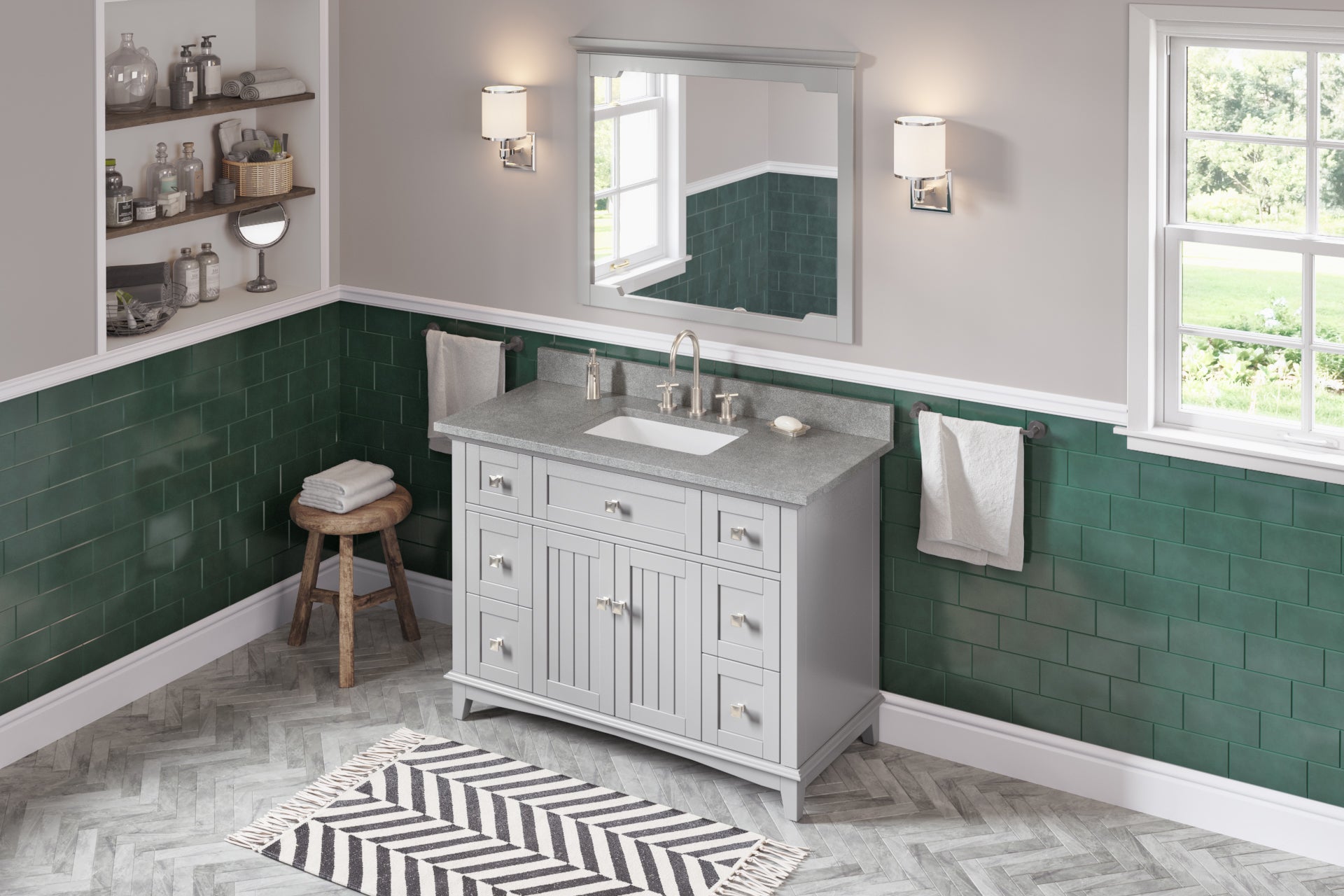 48" Savino Vanity – Grey