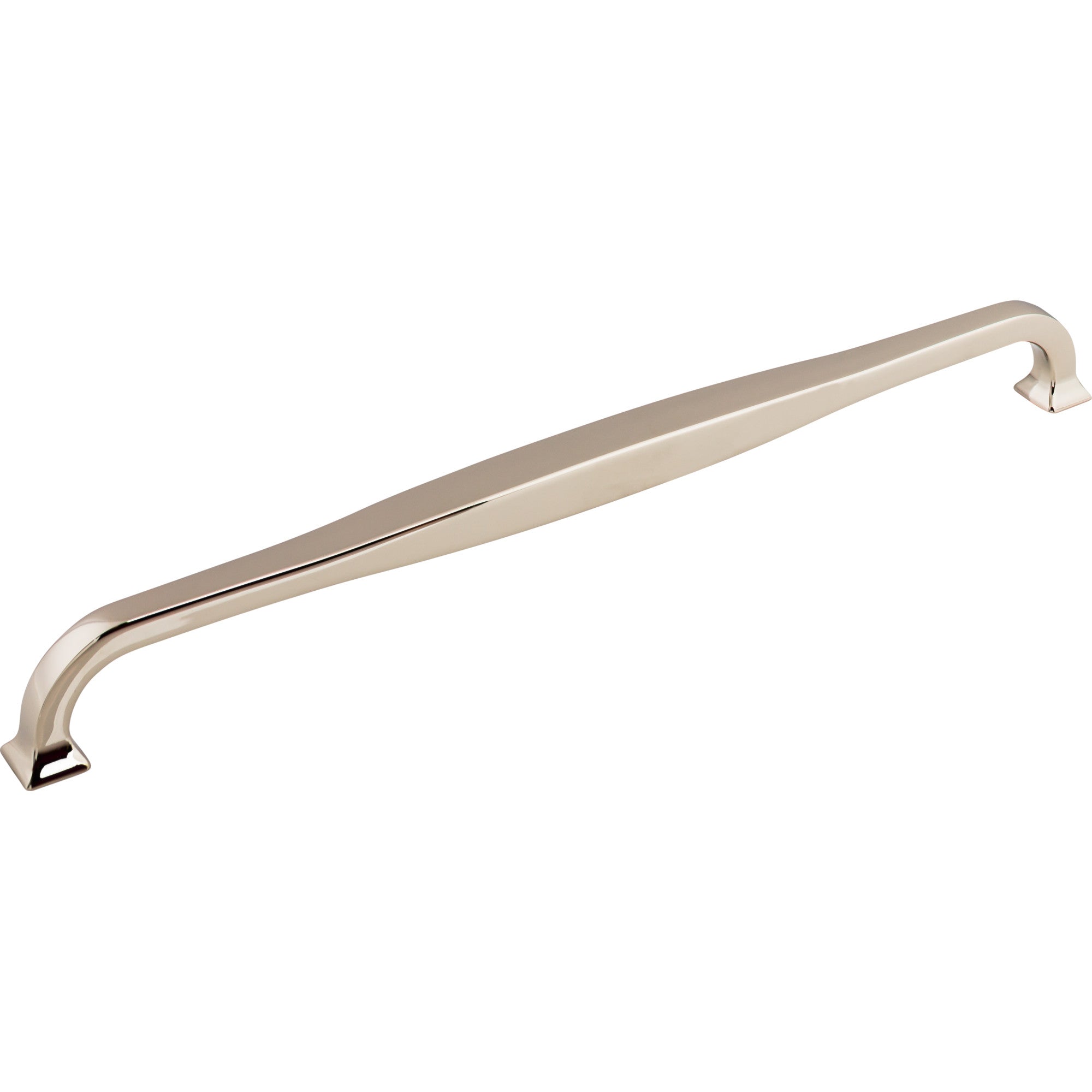 Contour 12" Center to Center Bar Pull - Polished Nickel