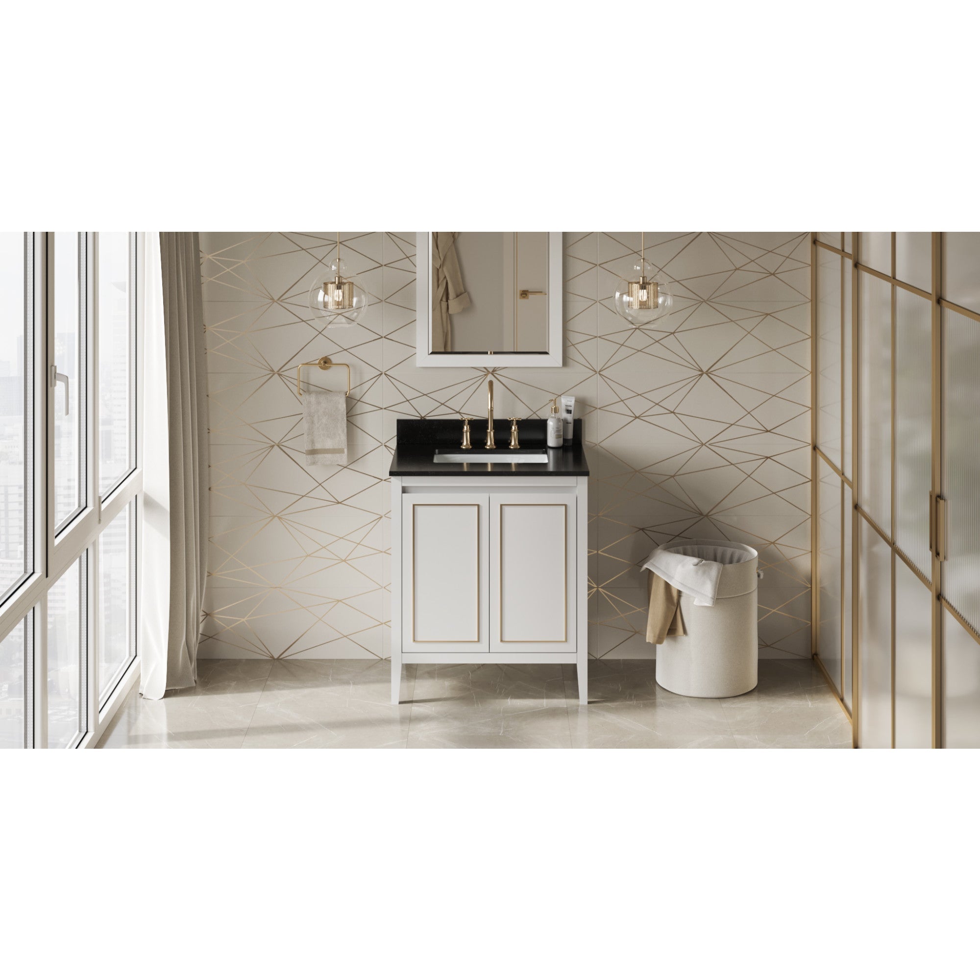 30" Percival Vanity – White