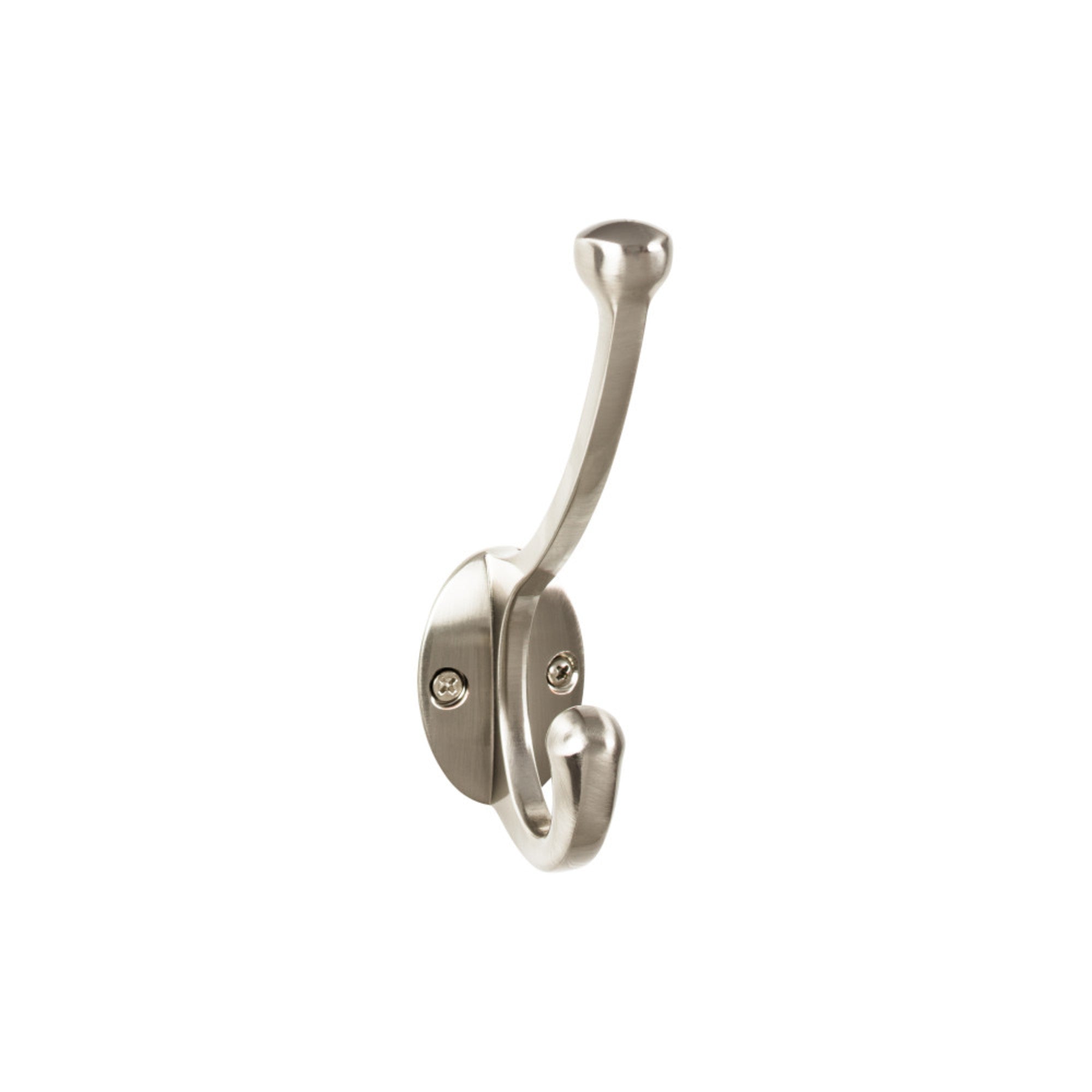 Bergen 5 9/16" Wall Hooks - Brushed Satin Nickel