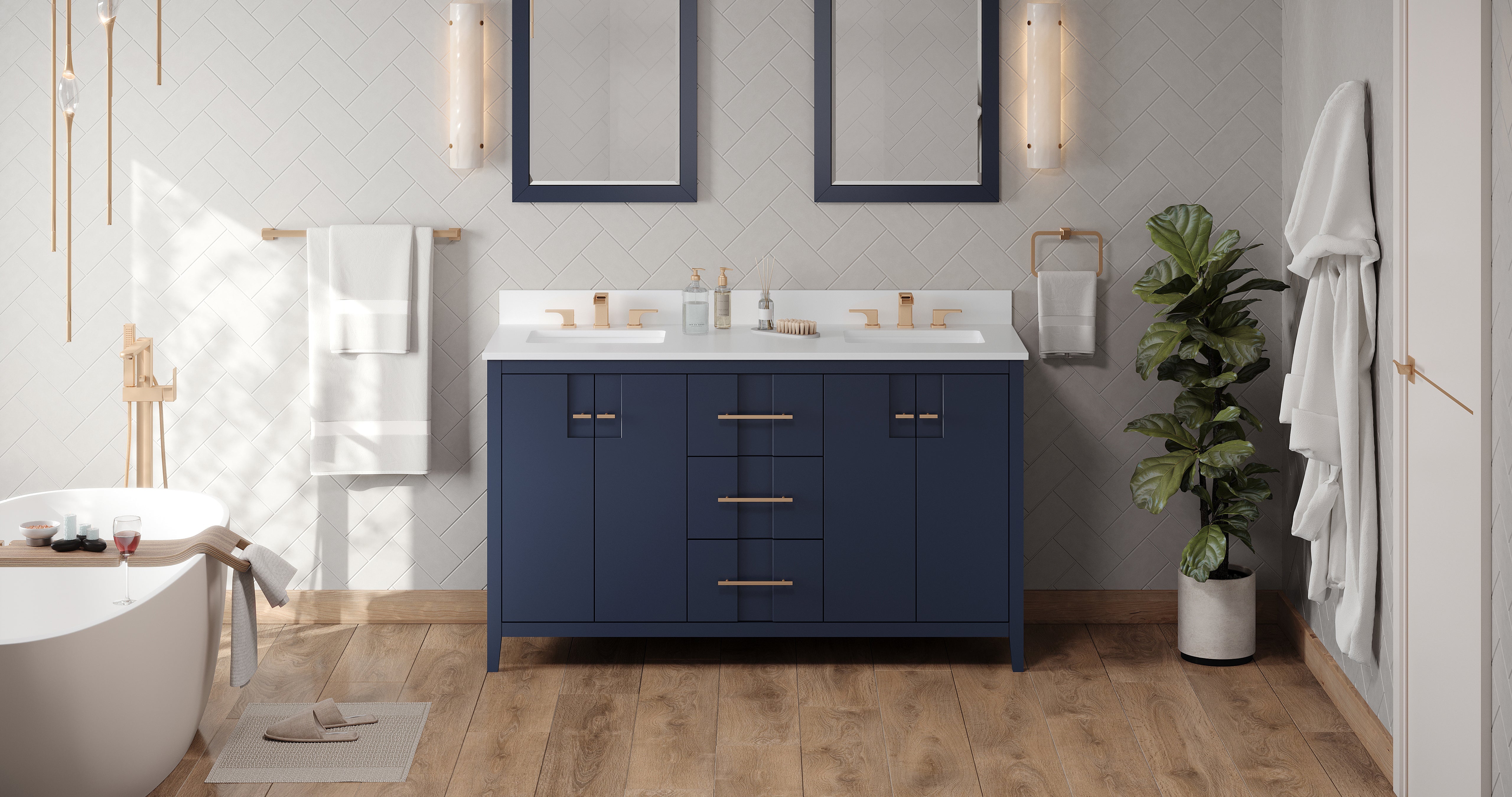 60" Katara Vanity – Double Bowl