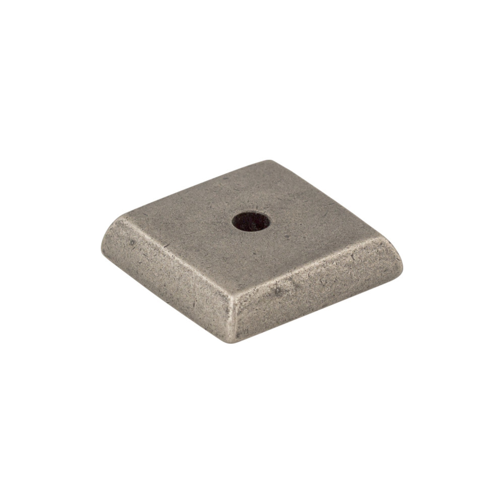 Aspen Square Knob Backplate - Silicon Bronze Light