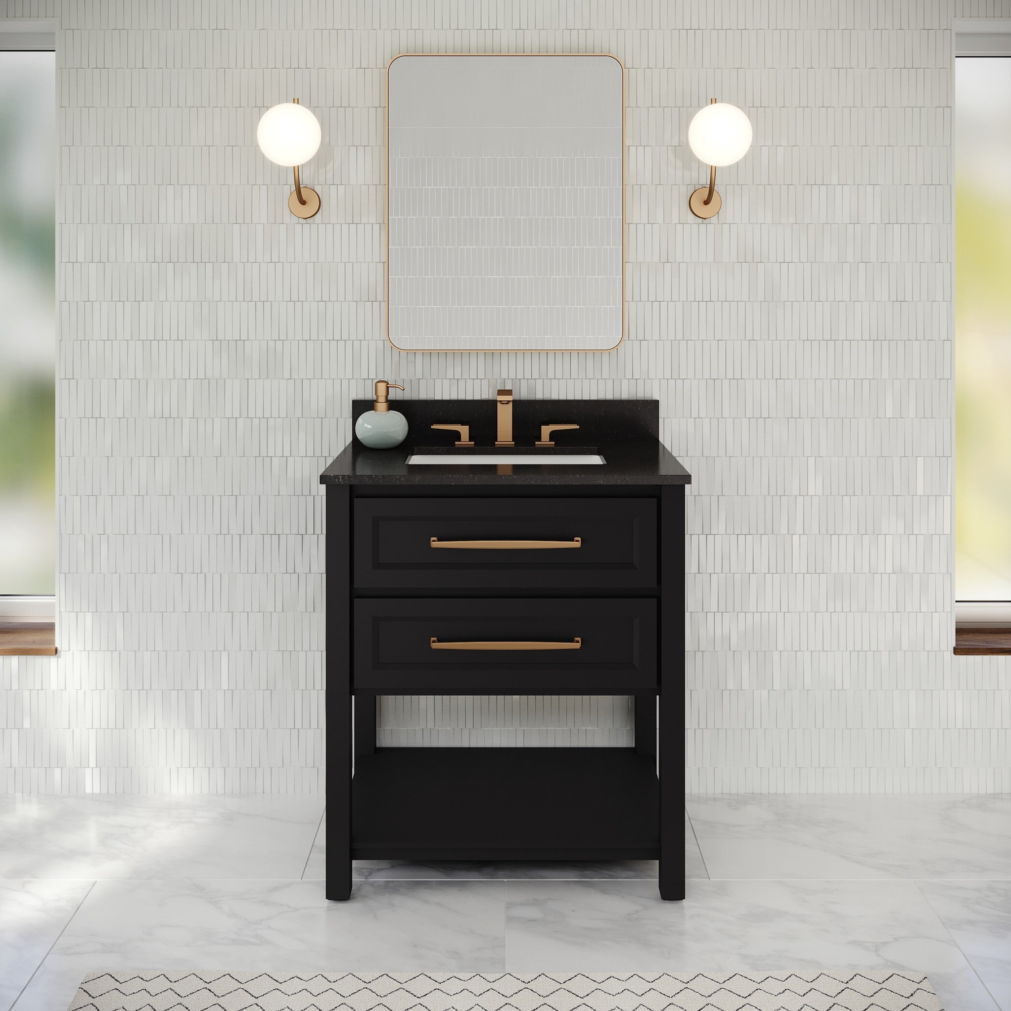 30" Kipling Vanity – Blue Steel
