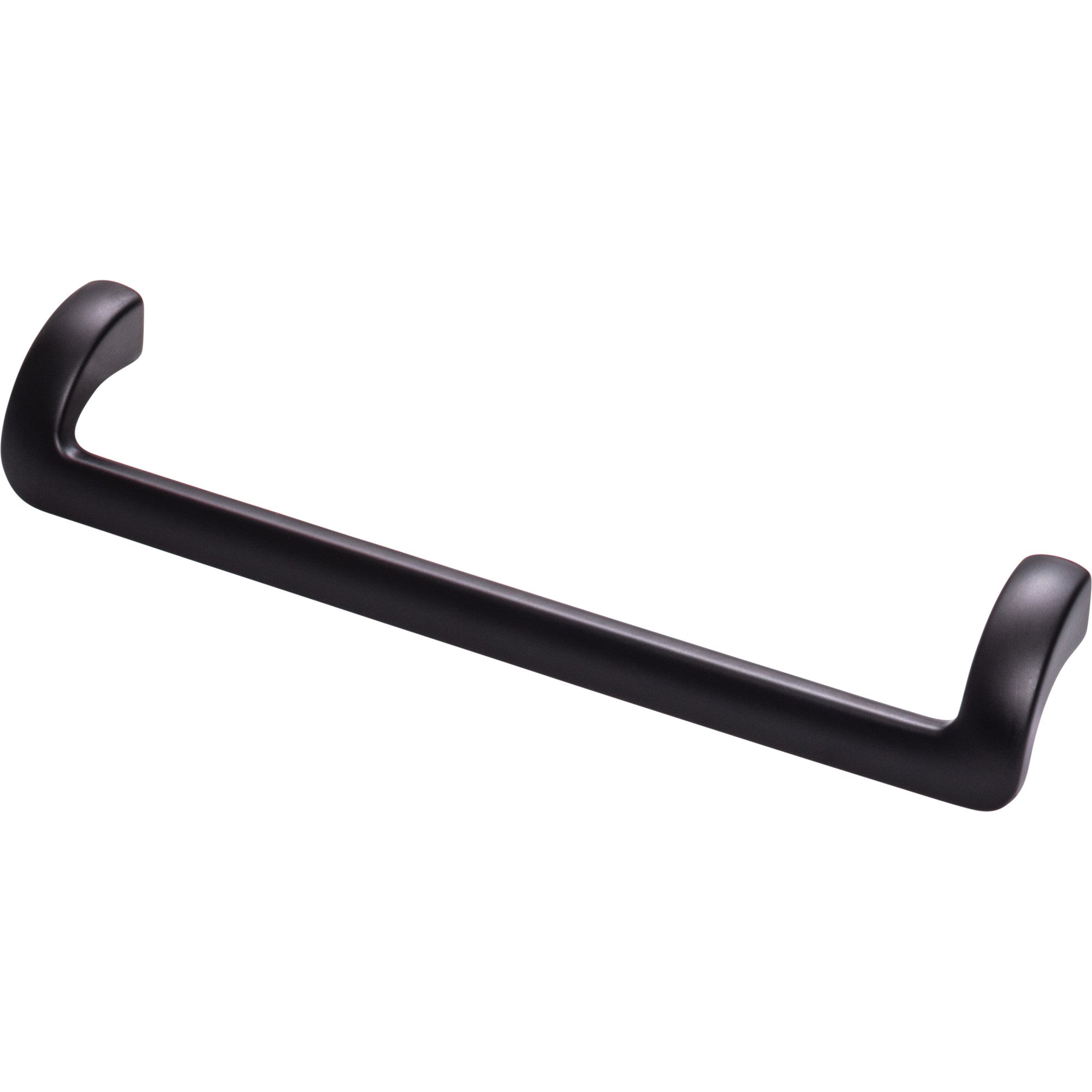 Kentfield 7 9/16" Center to Center Drop Handle - Flat Black