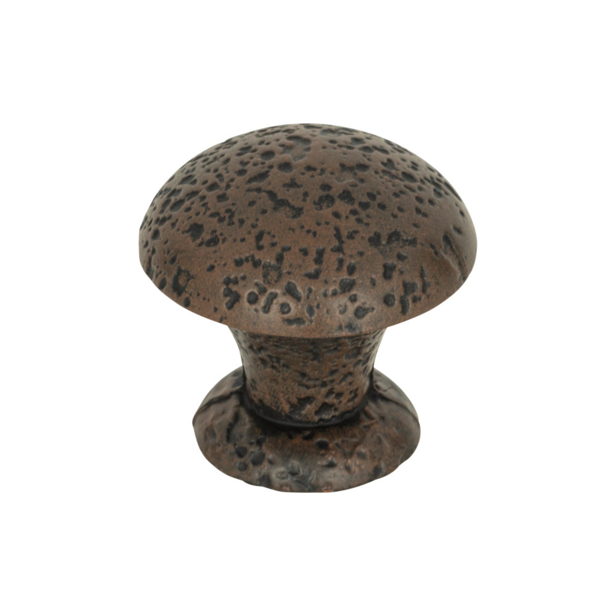 Olde World Round Knob - Rust