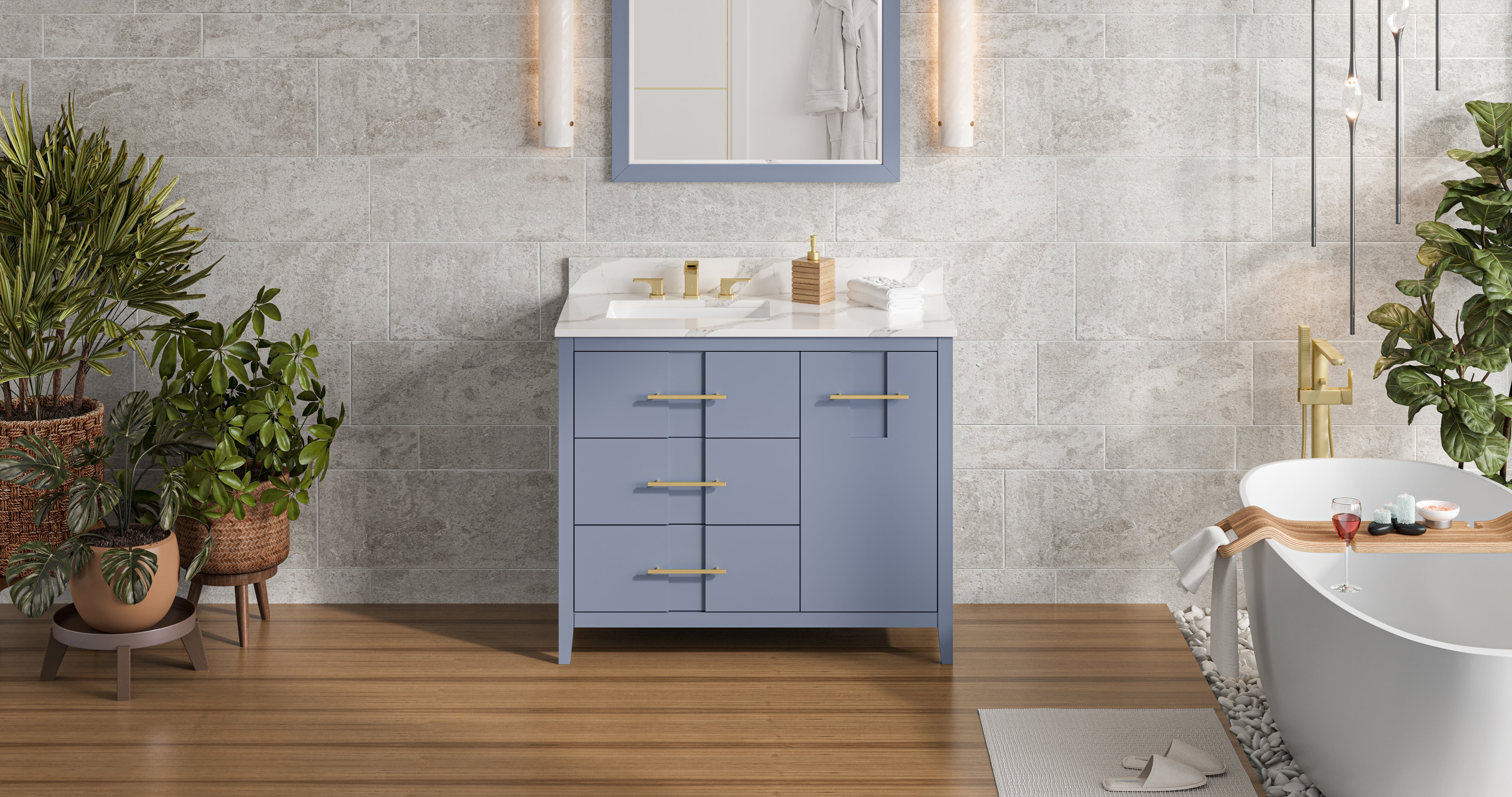 42" Katara Vanity – Left Offset