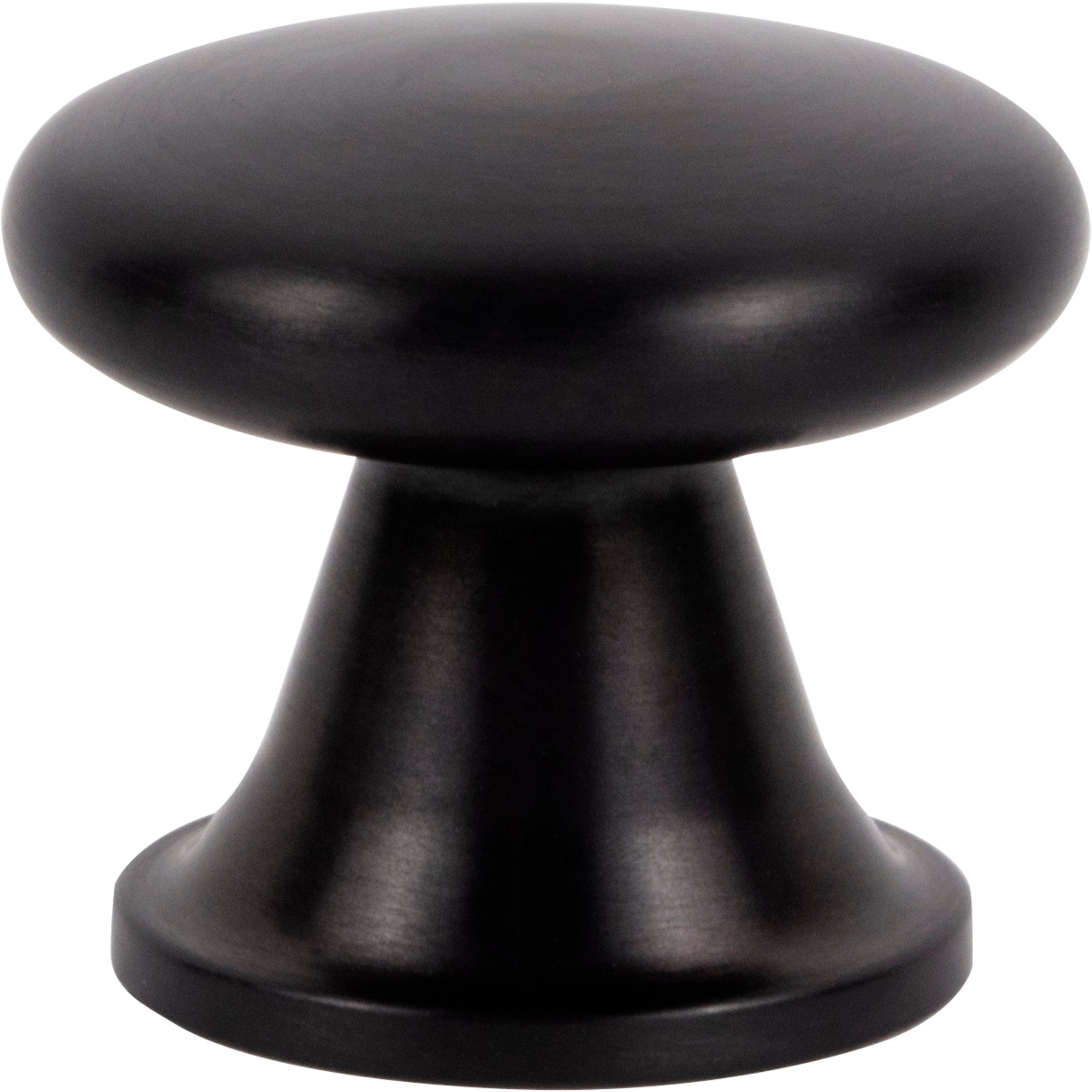 Burbank Mushroom Knob - Matte Black