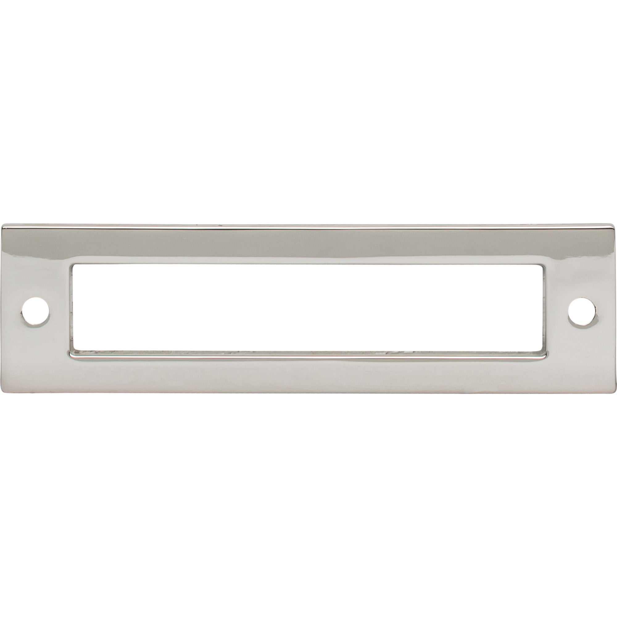 Hollin 3 3/4" Center to Center Pull Backplate - Polished Nickel