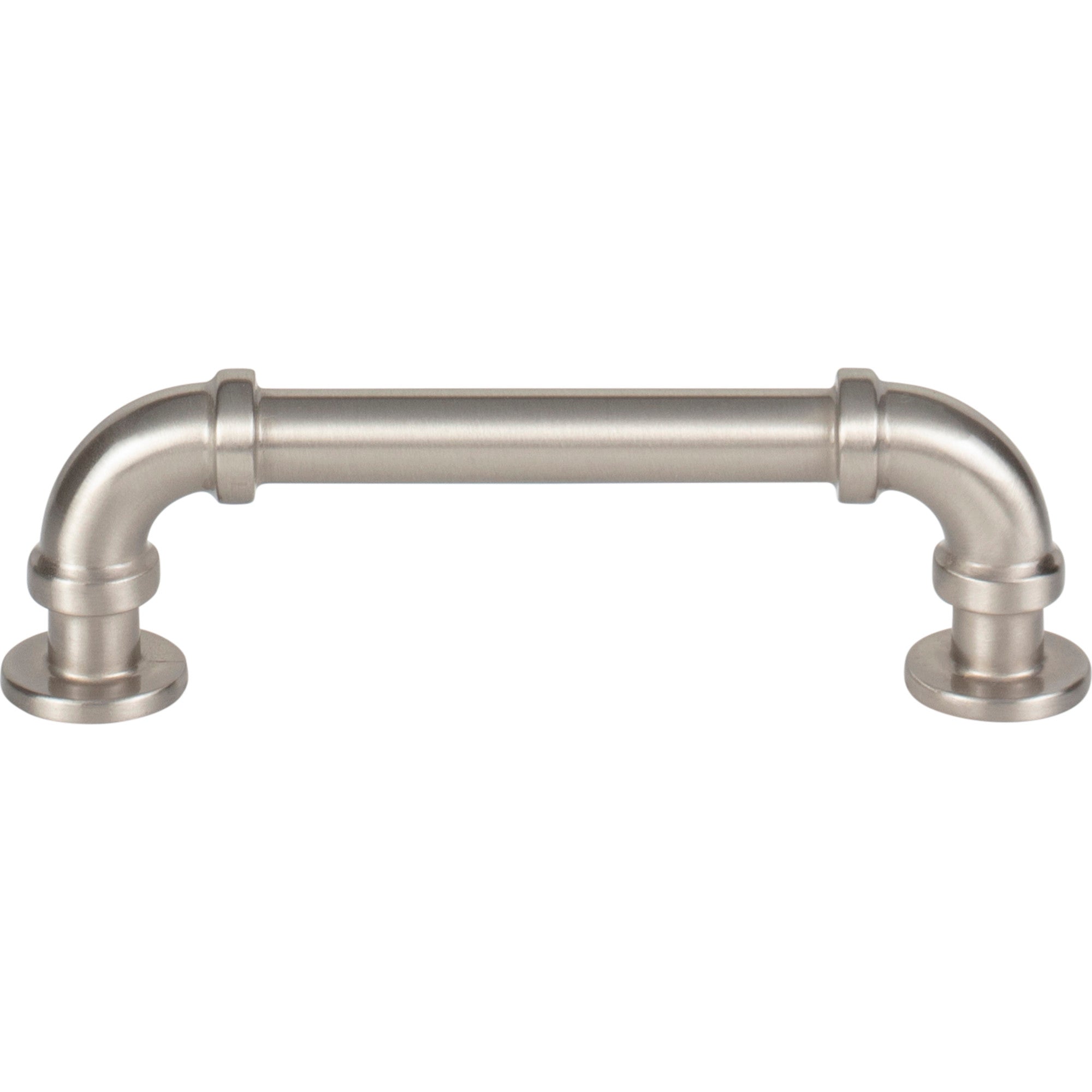 Steam Punk Bar Pull - Brushed Nickel