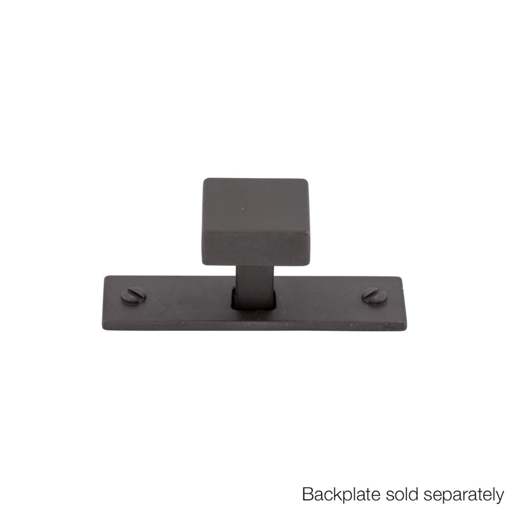 Channing 1 1/16" Length Square Knob - Sable