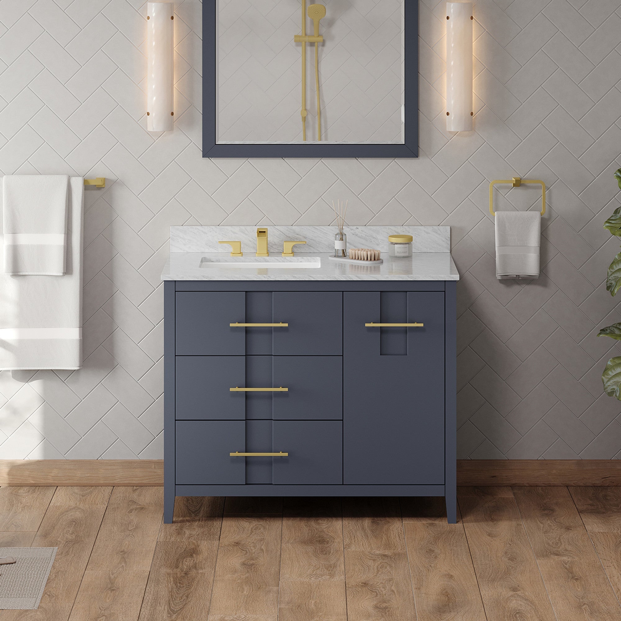 42" Katara Vanity – Left Offset