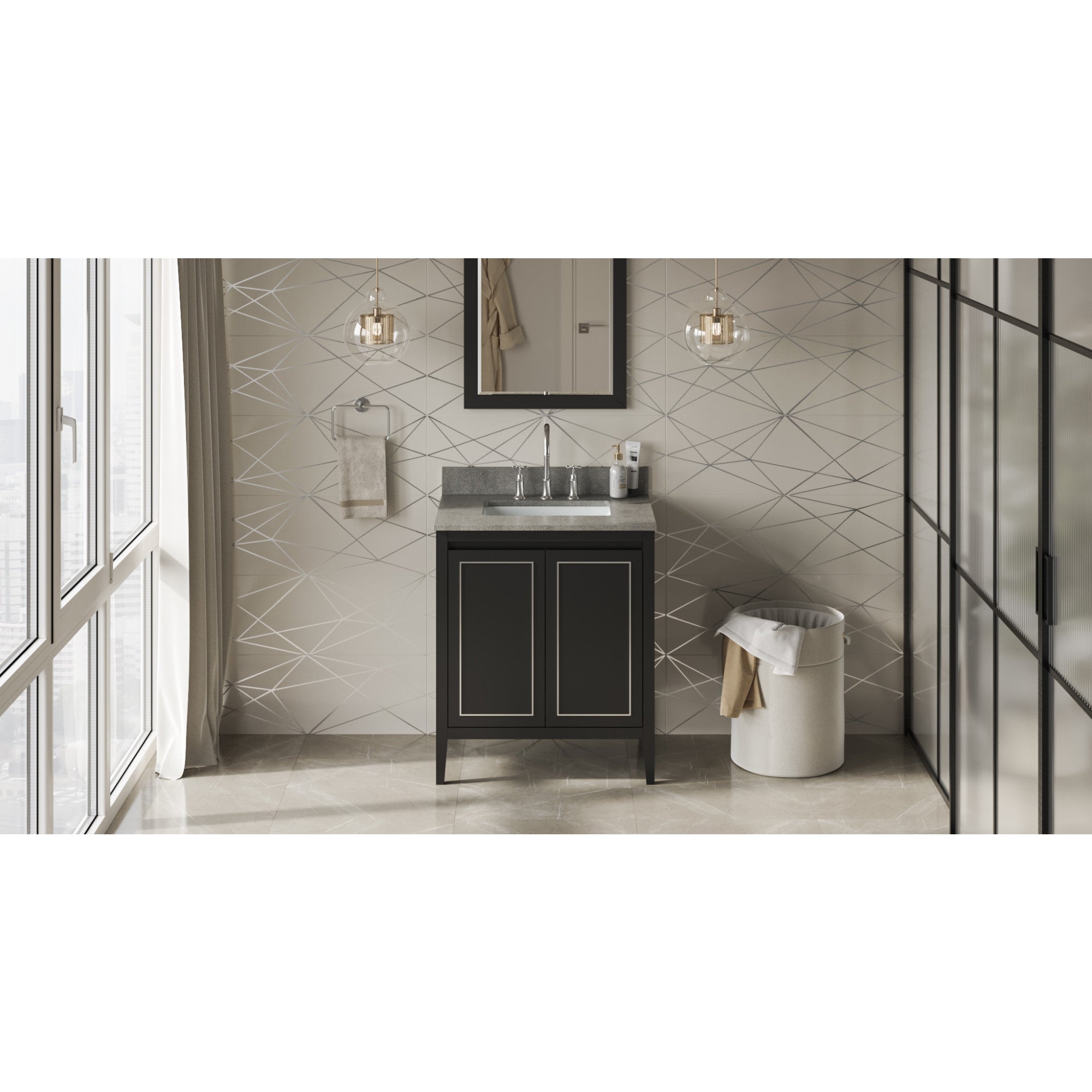 30" Percival Vanity – Black