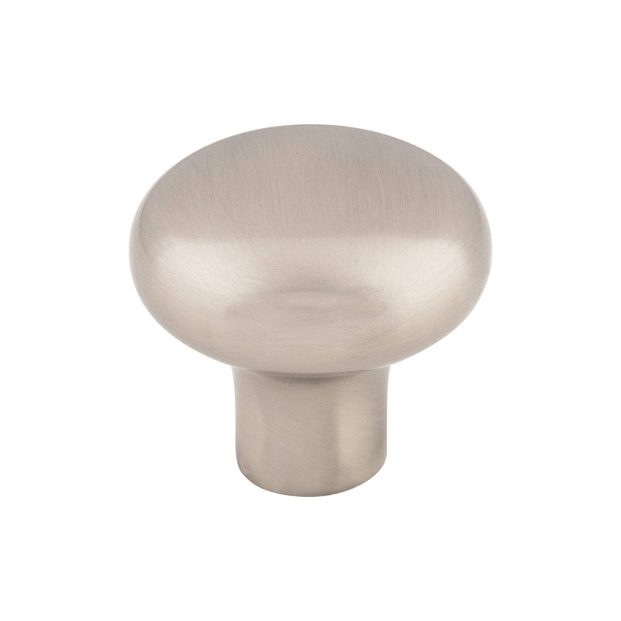 Aspen II Round Round Knob - Brushed Satin Nickel