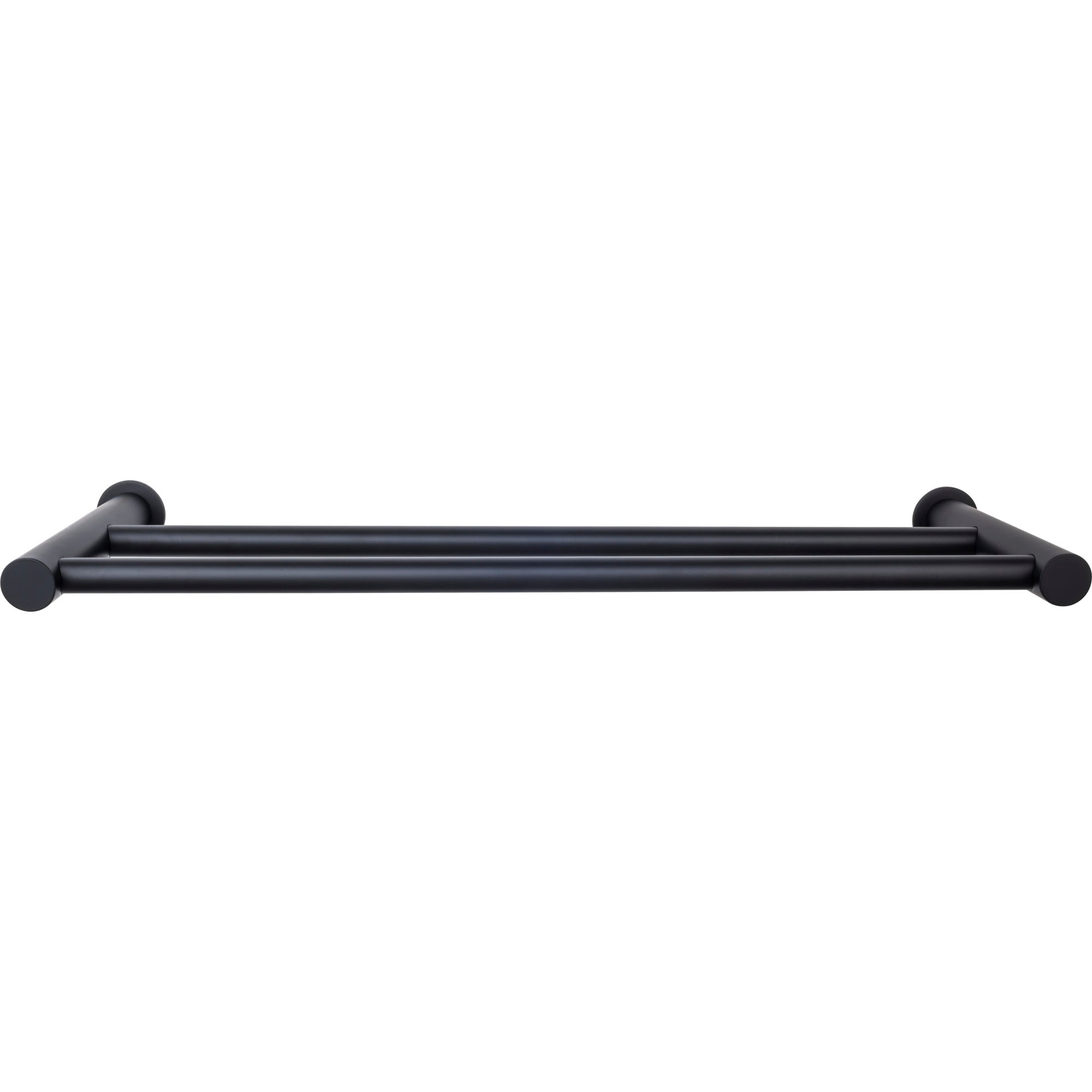 TOP BATH (R) Hopewell Bath Double 19 1/2" Wall Mounted  Towel Bar - Flat Black