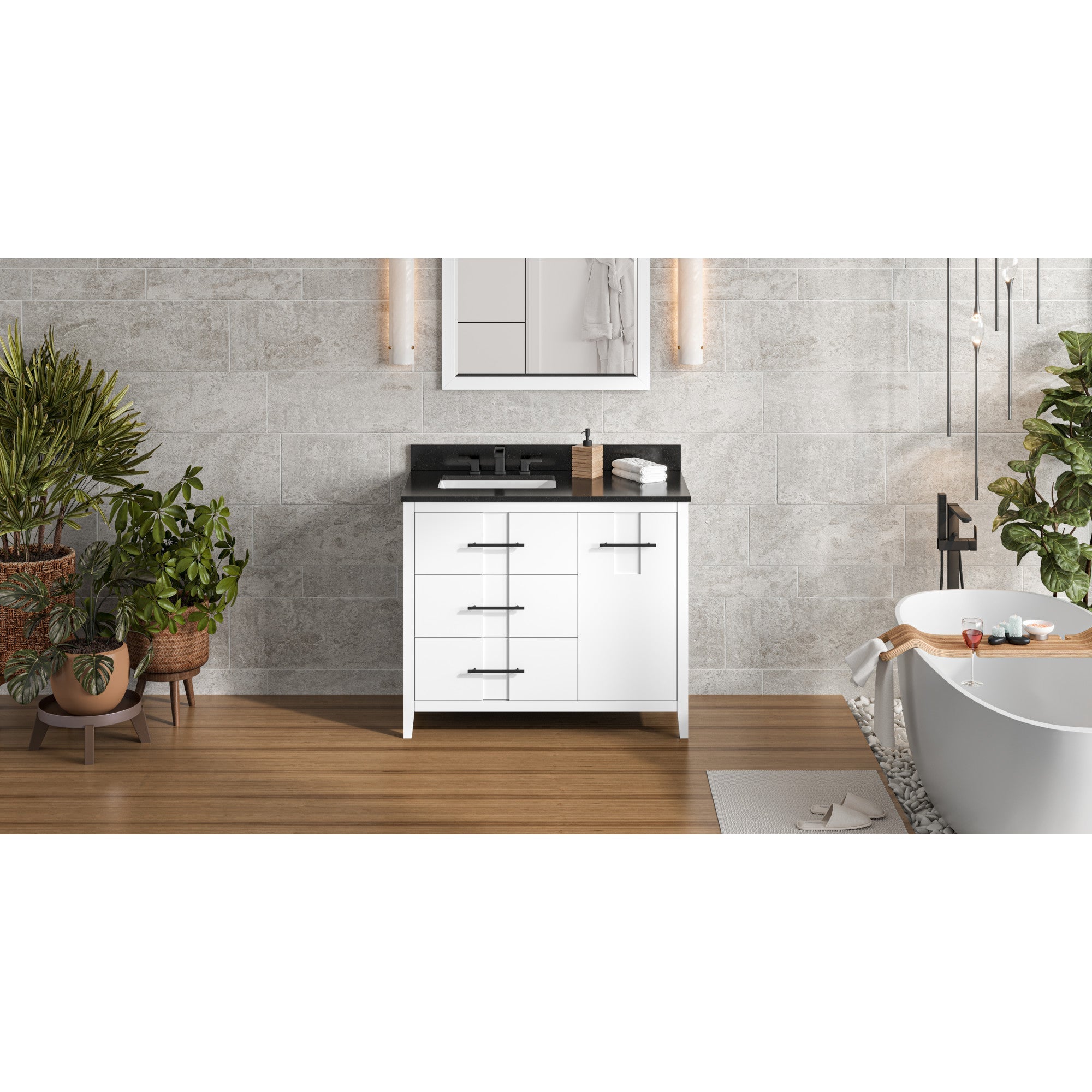 42" Katara Vanity – Left Offset
