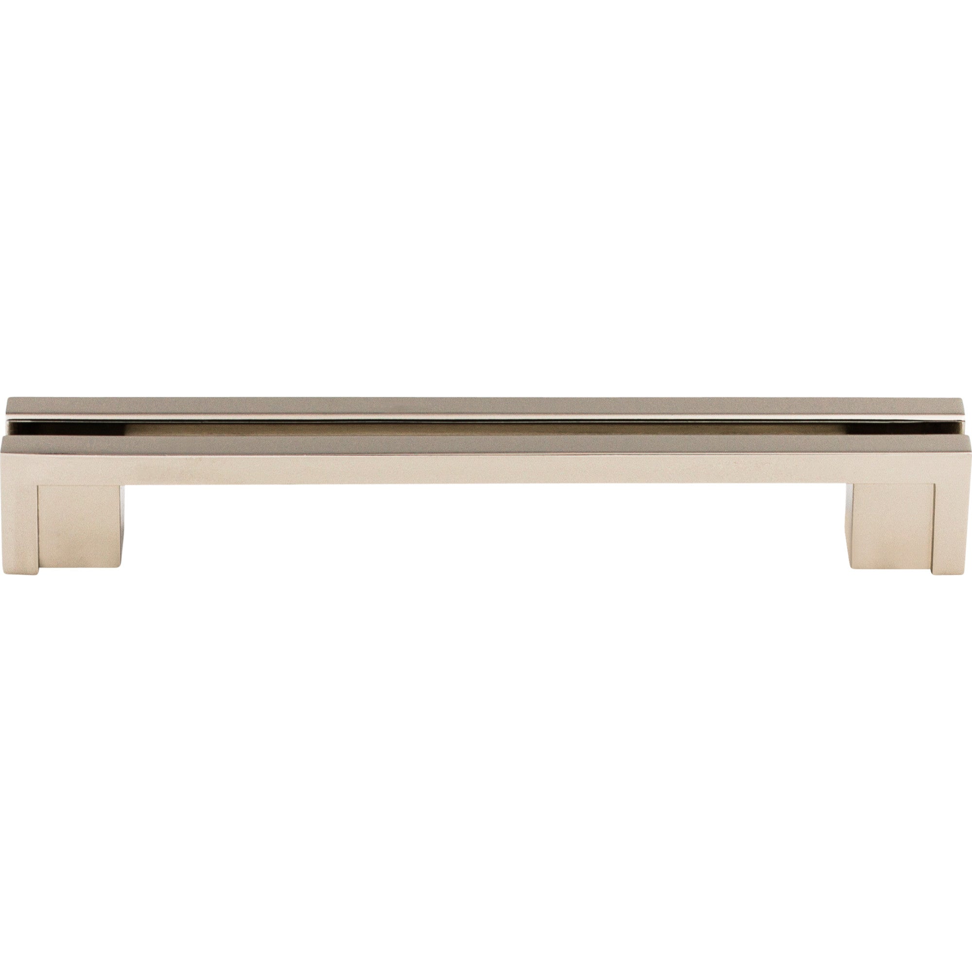 Flat Rail Bar Pull - Polished Nickel