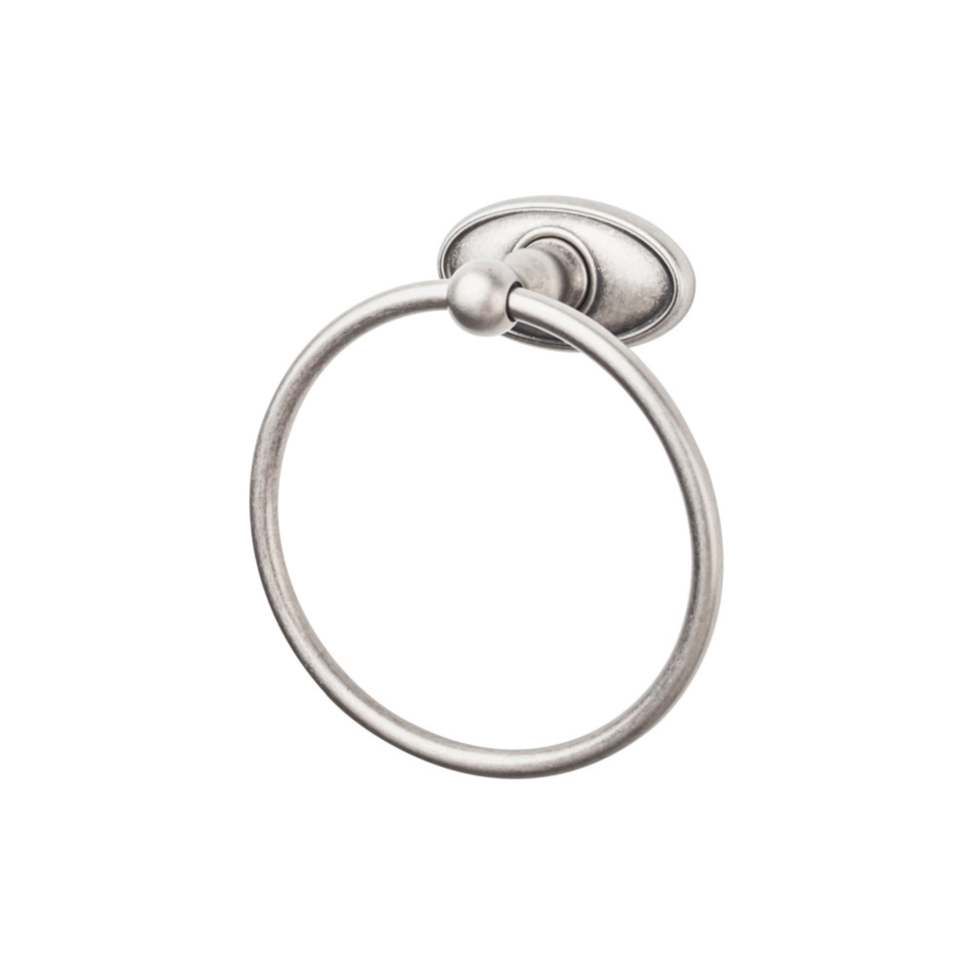 TOP BATH (R) Edwardian Bath  Towel Ring - Antique Pewter