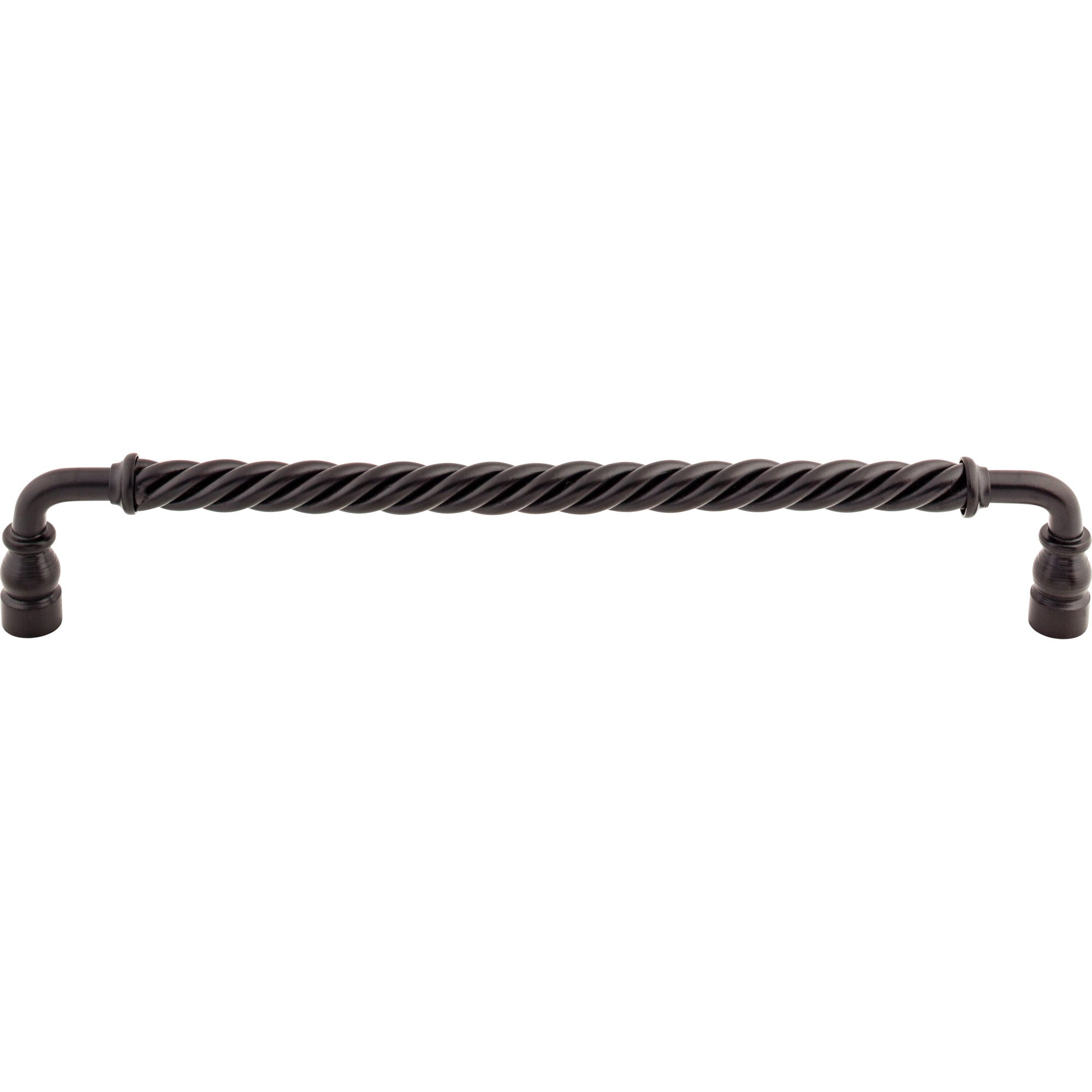 Twisted Bar Appliance Pull - Patina Black