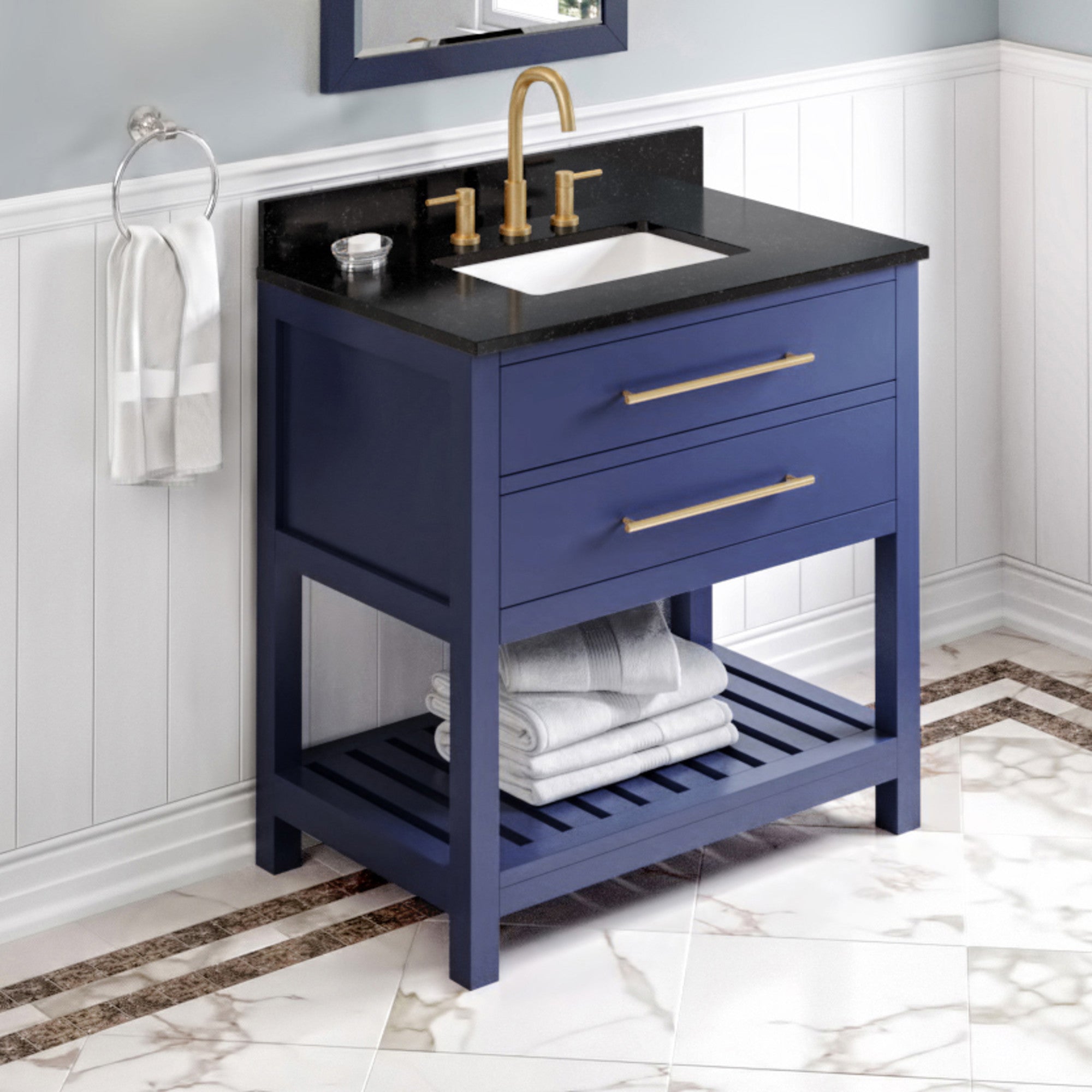 36" Wavecrest Vanity – Hale Blue