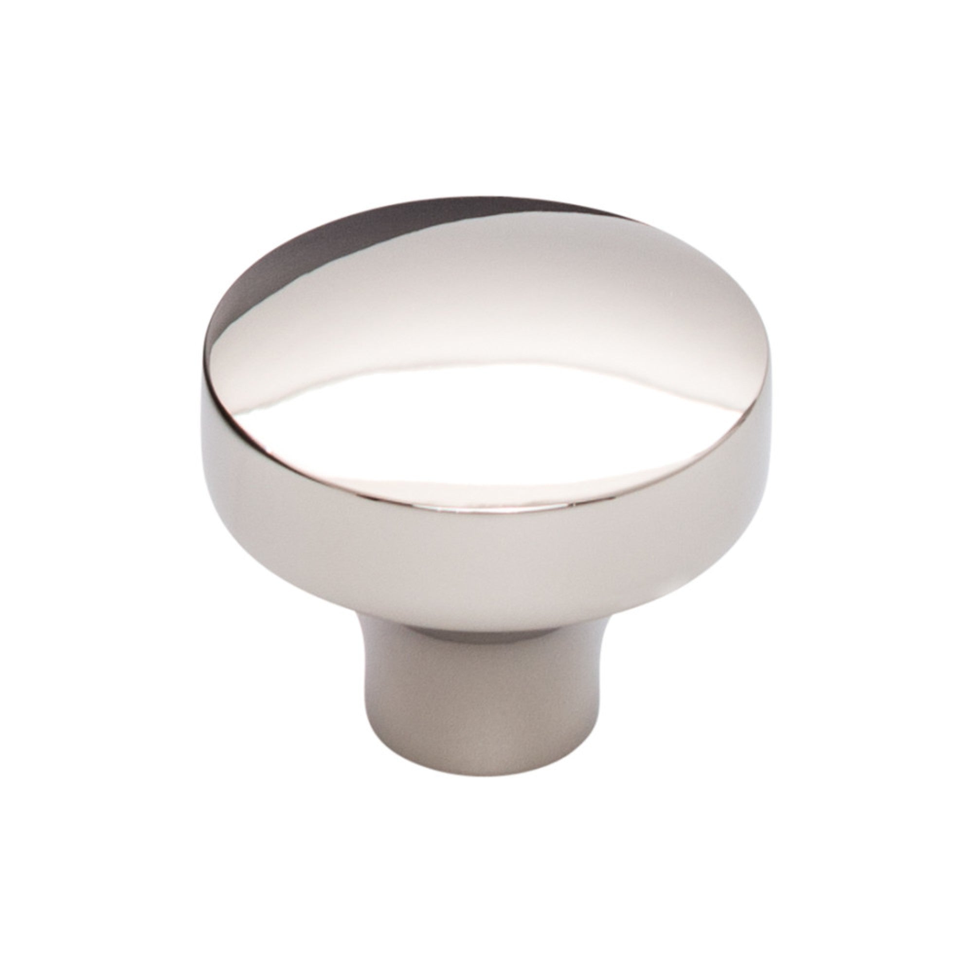 Kinney 1 1/2" Diameter Round Knob - Polished Nickel