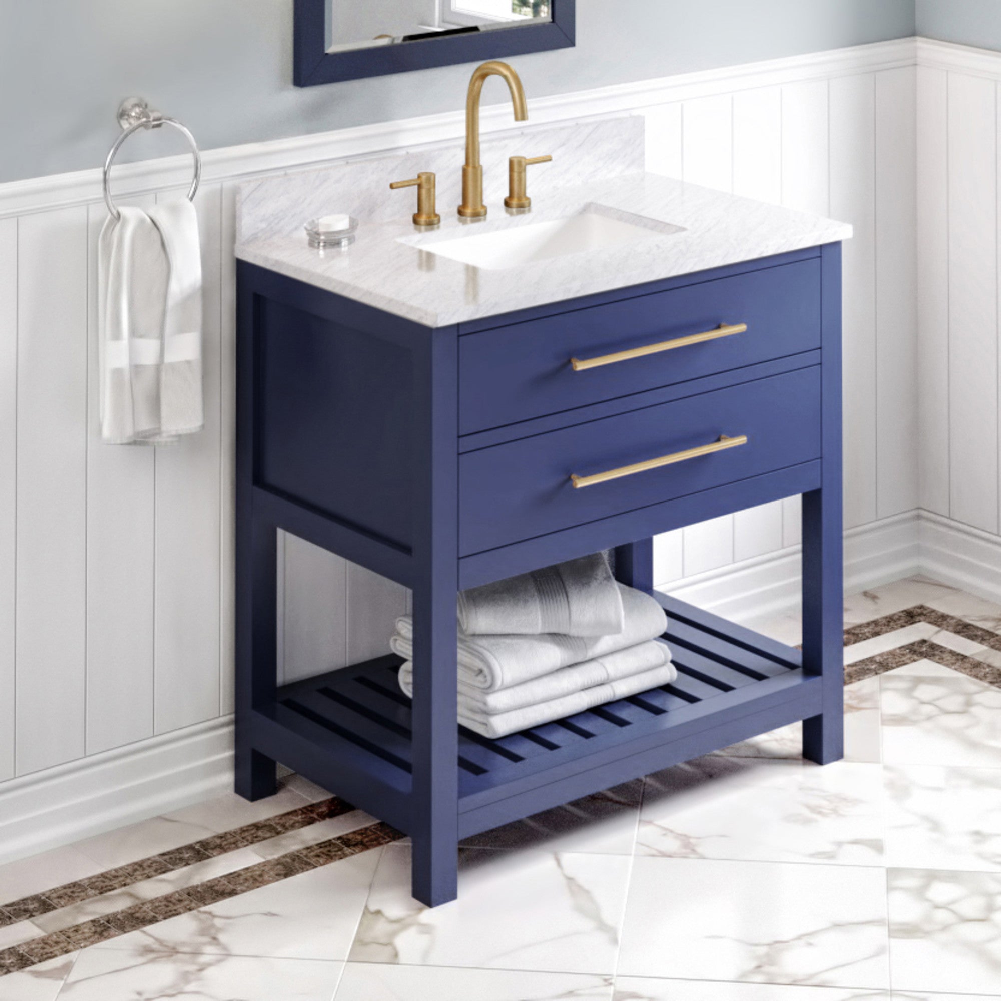 36" Wavecrest Vanity – Hale Blue