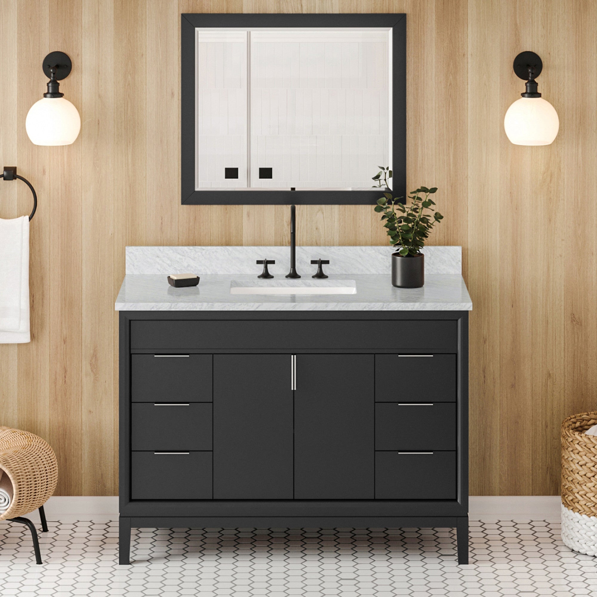 48" Theodora Vanity – Black